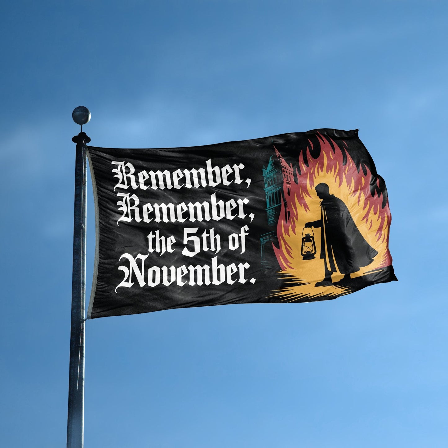 Remember Remember The 5th Of November Flag