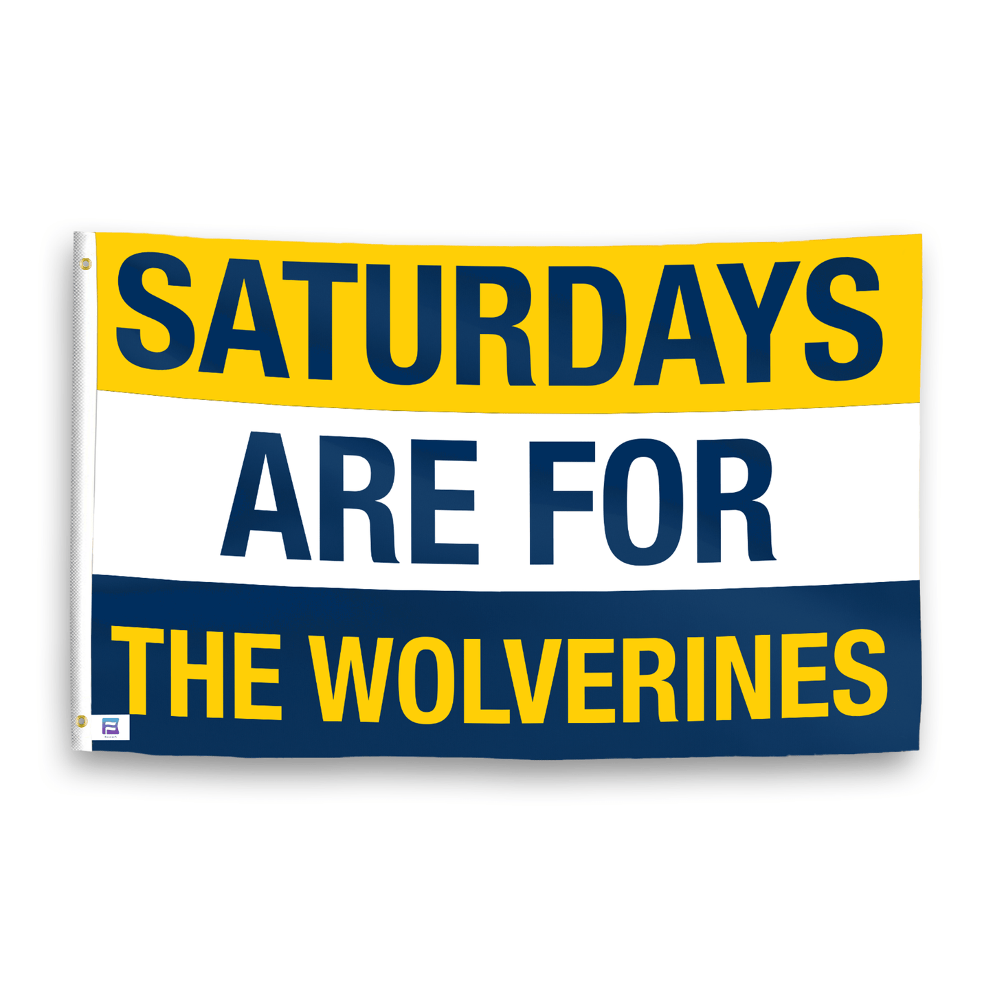 Saturdays Are for the Wolverines Flag