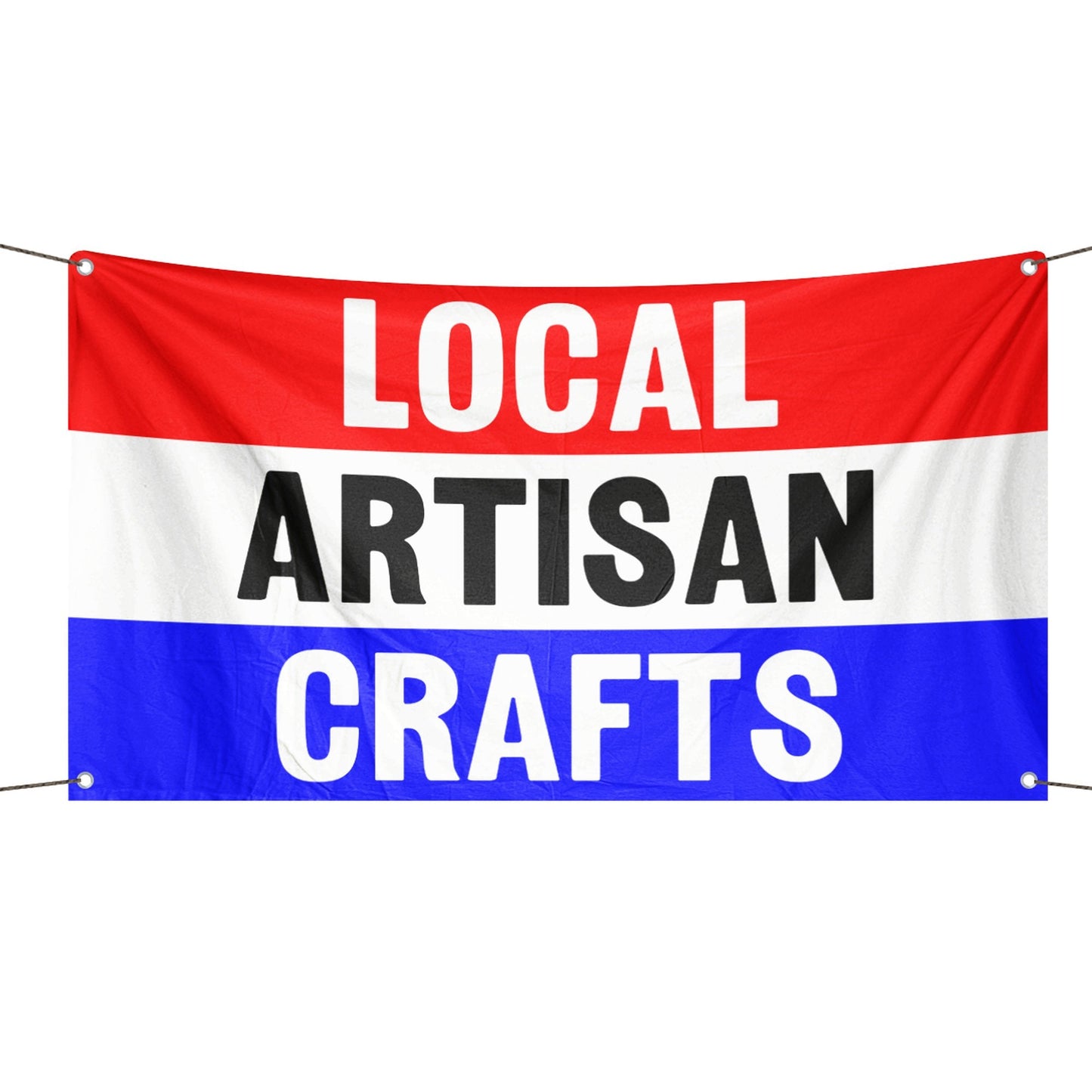 Local Artisan Crafts Business Storefront Flag
