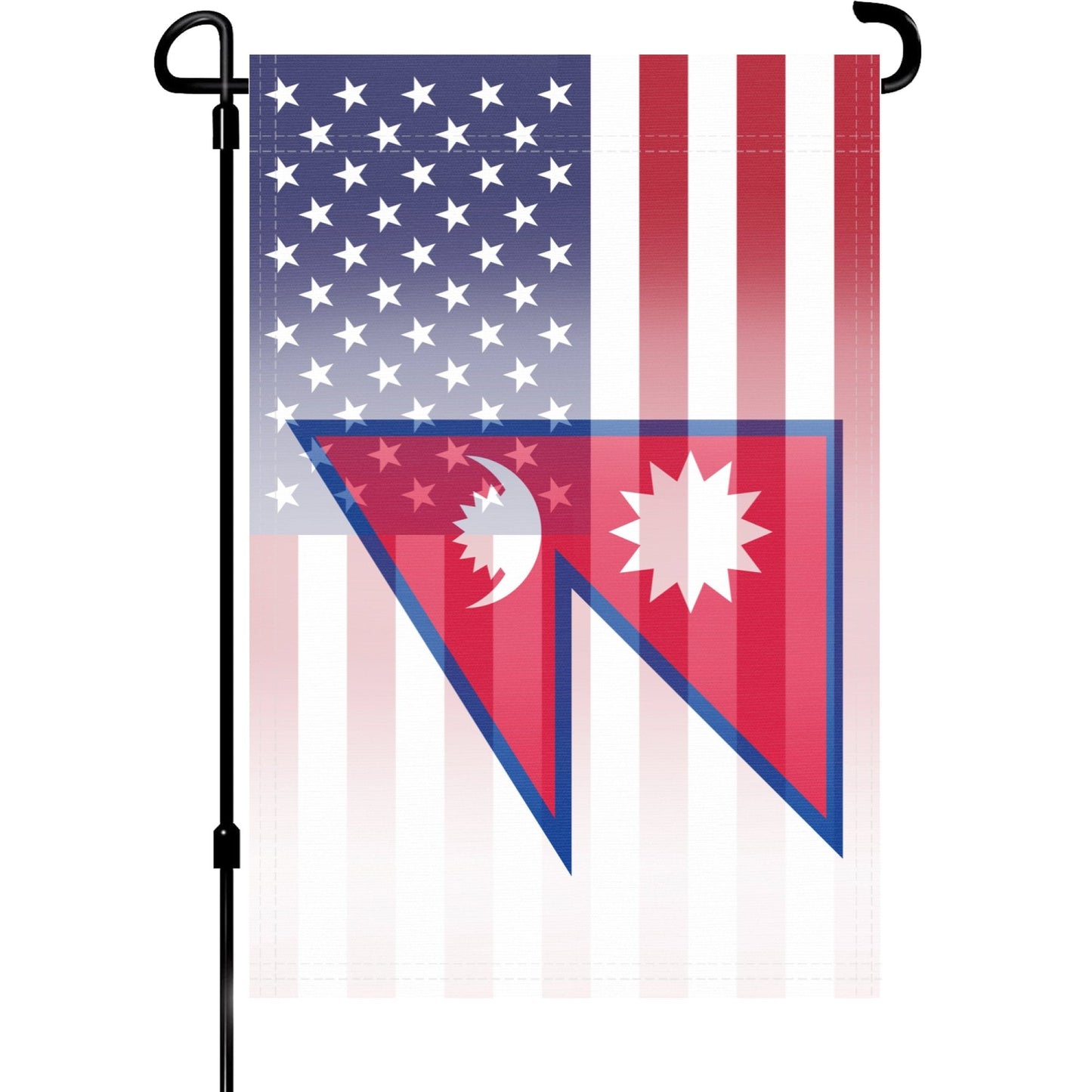 Nepalese American Garden Flag