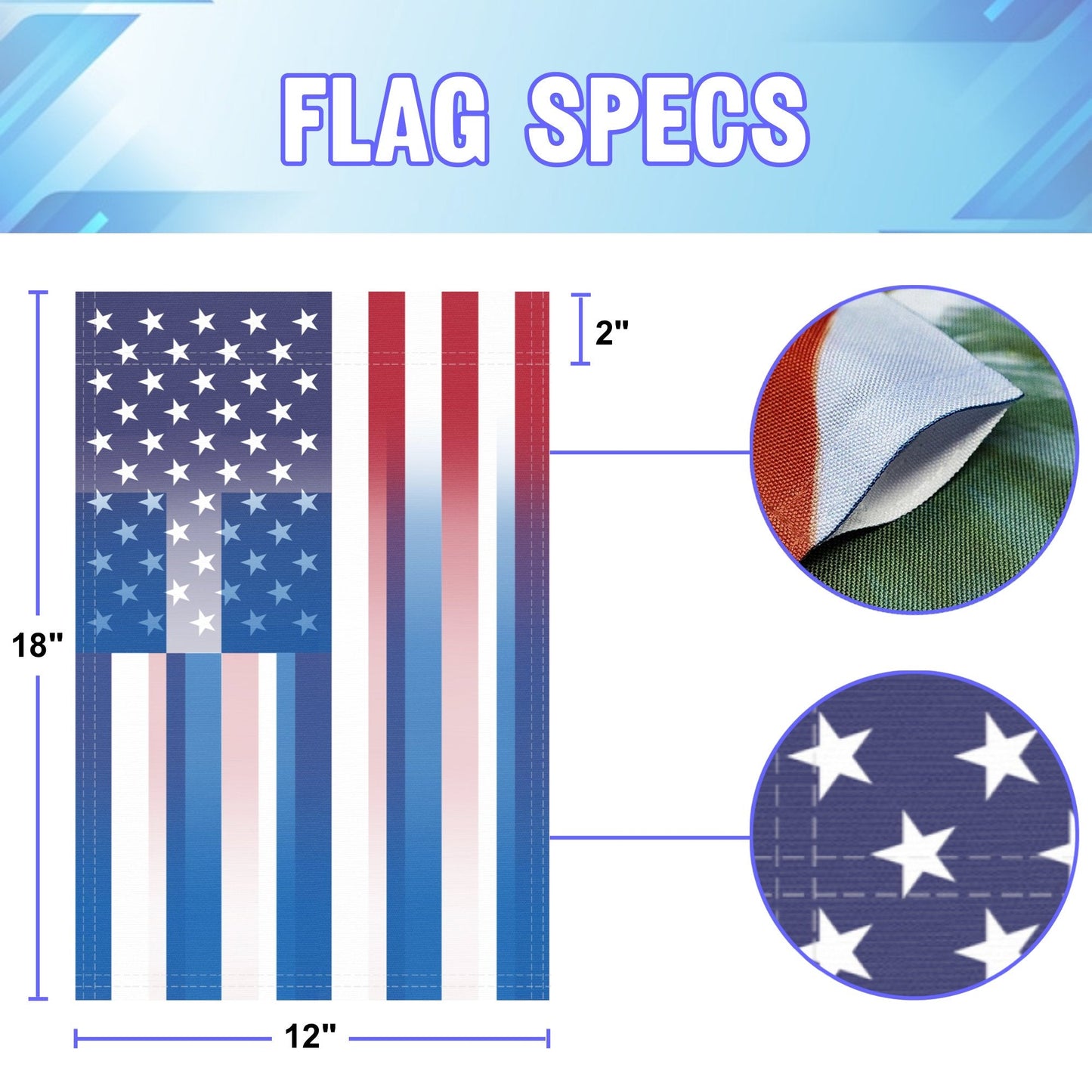 Greek American Garden Flag