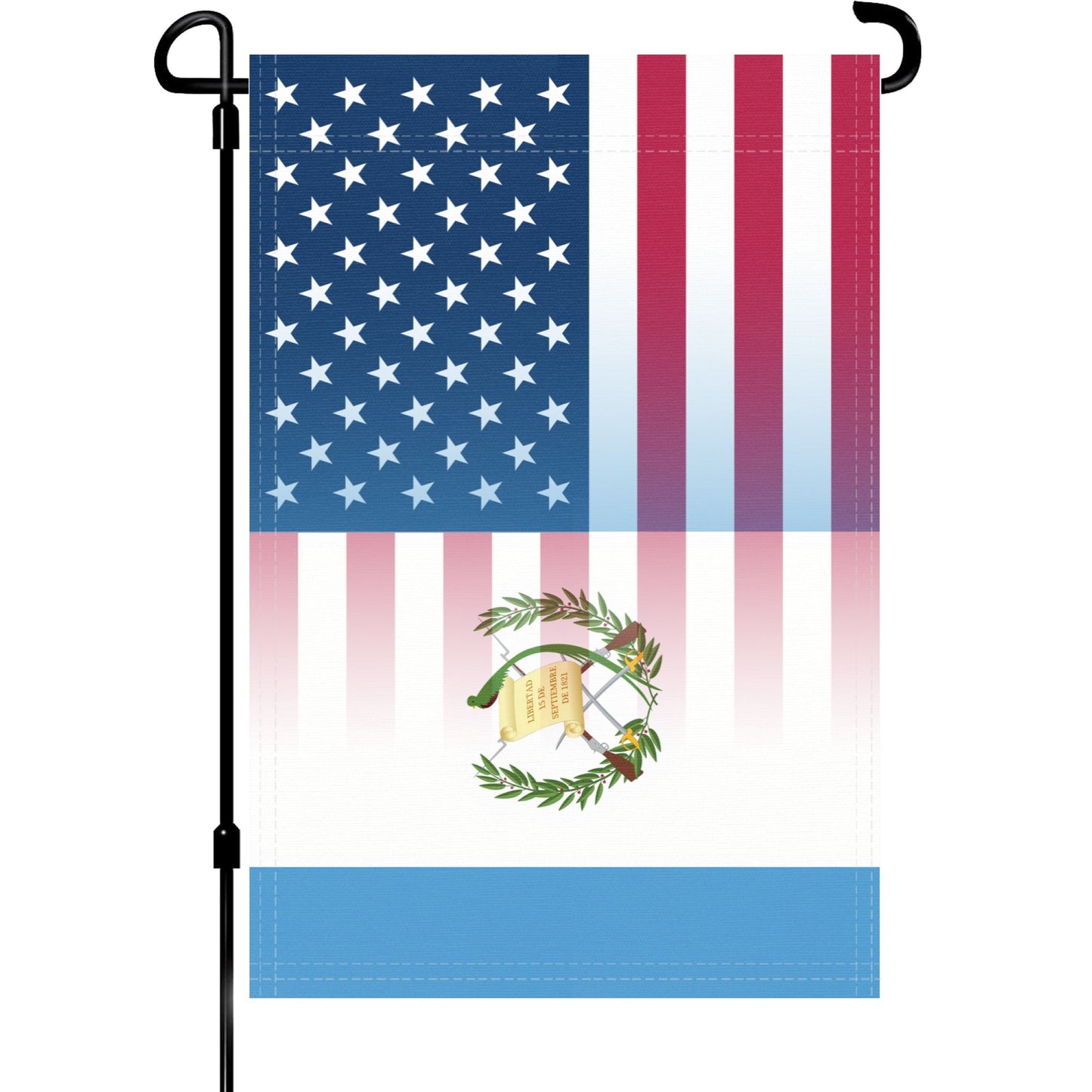 Guatemalan American Garden Flag