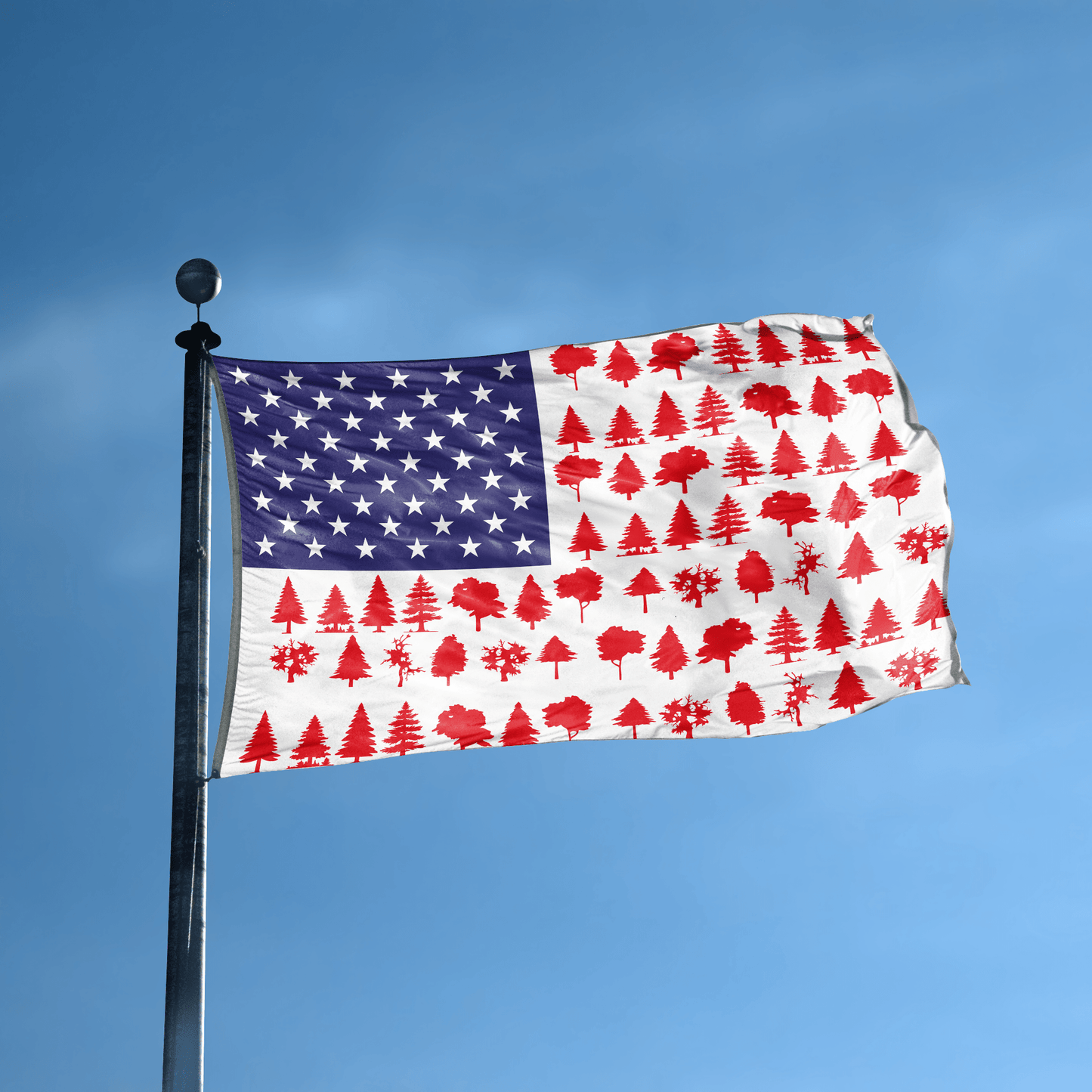 Tree Stripes American Flag