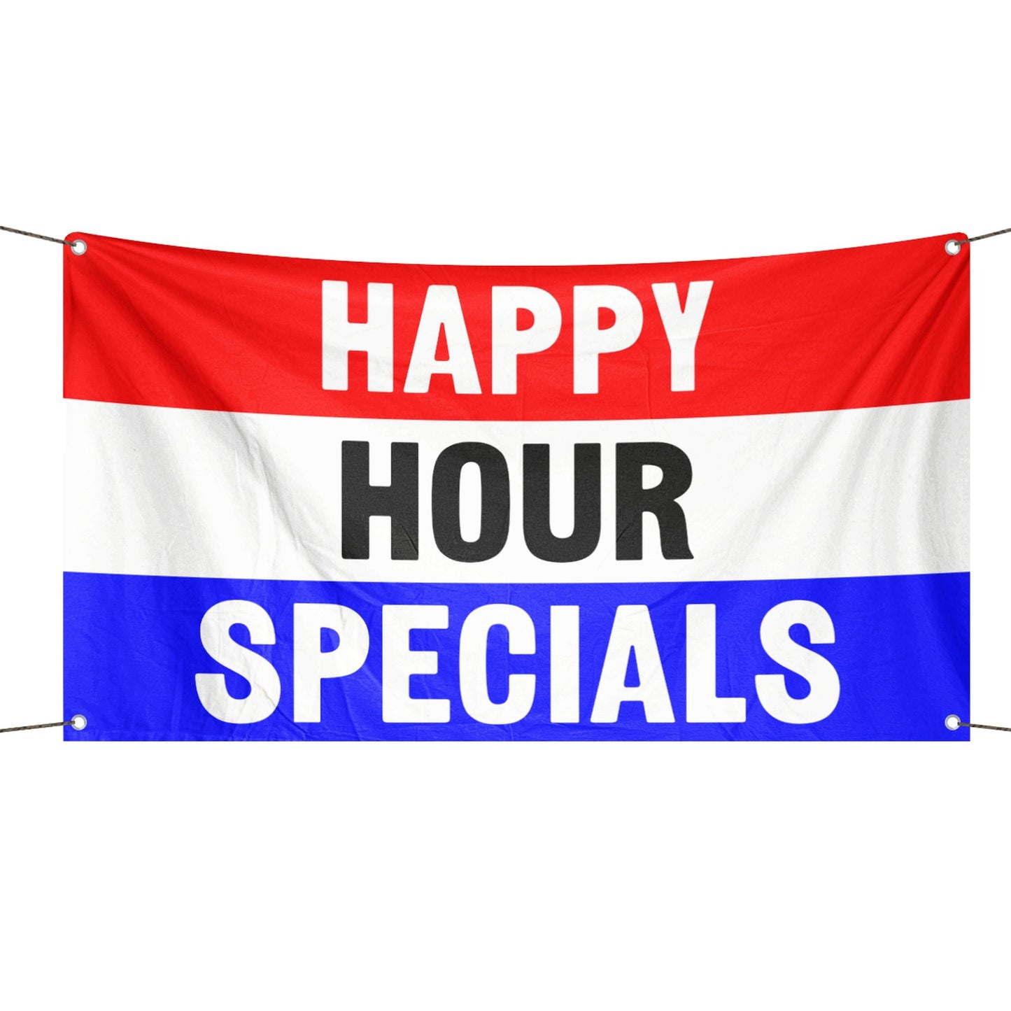 Happy Hour Specials Business Flag