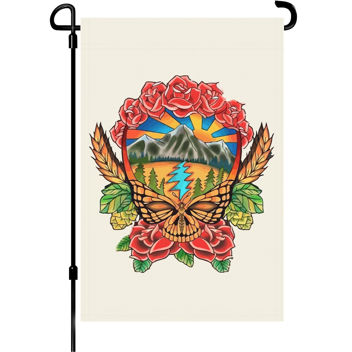 Grateful Dead Mountain Garden Flag