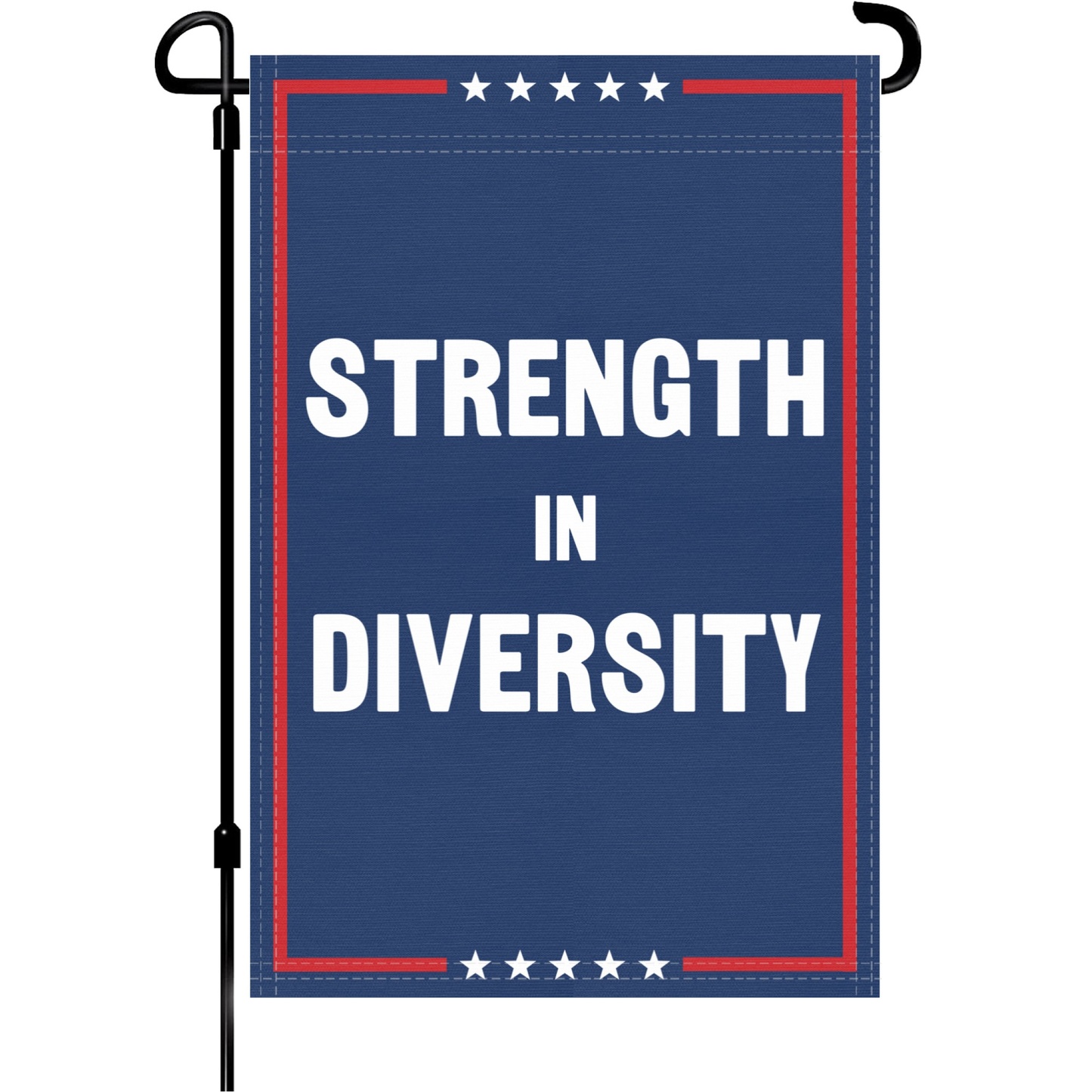 Strength In Diversity Garden Flag