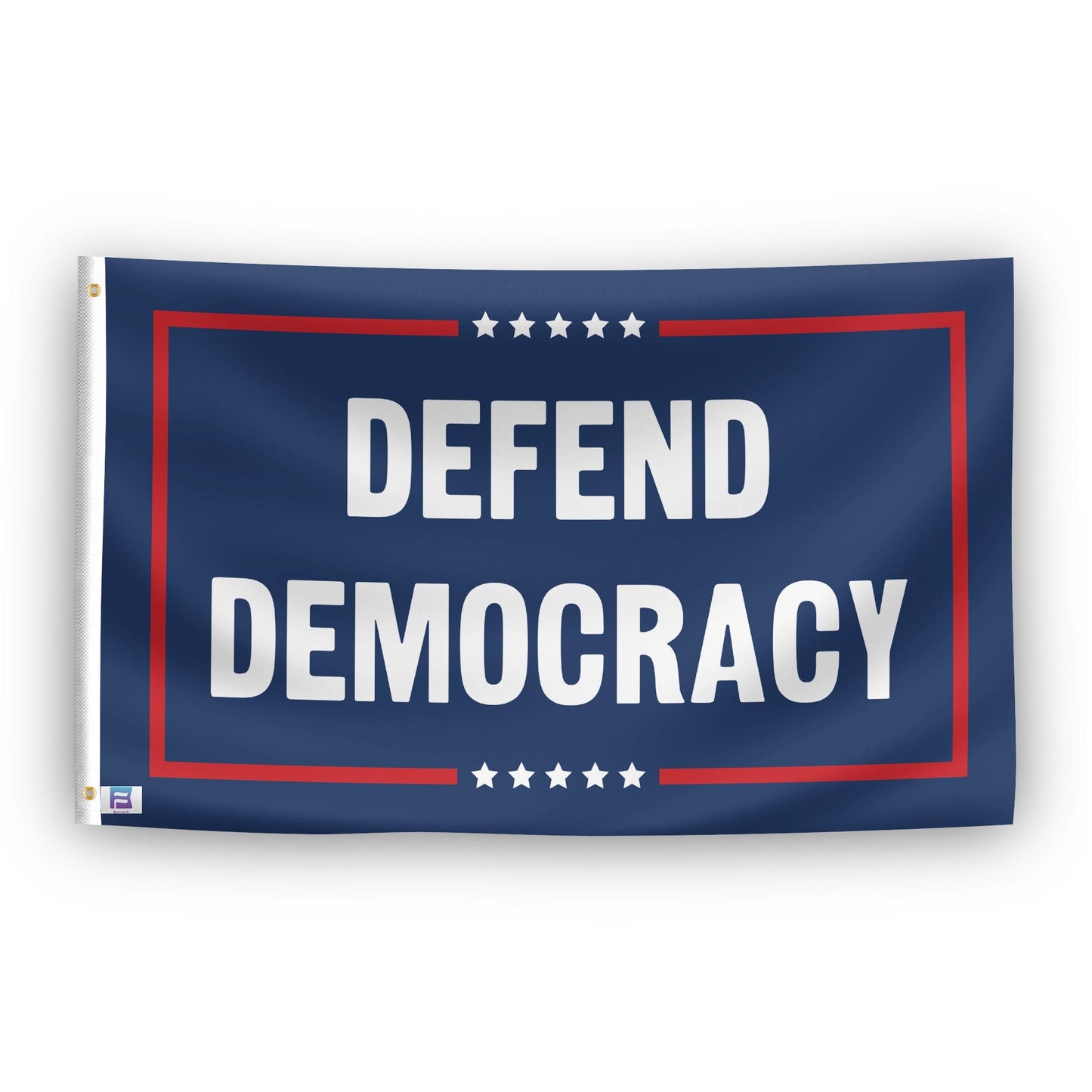 Defend Democracy Political Flag
