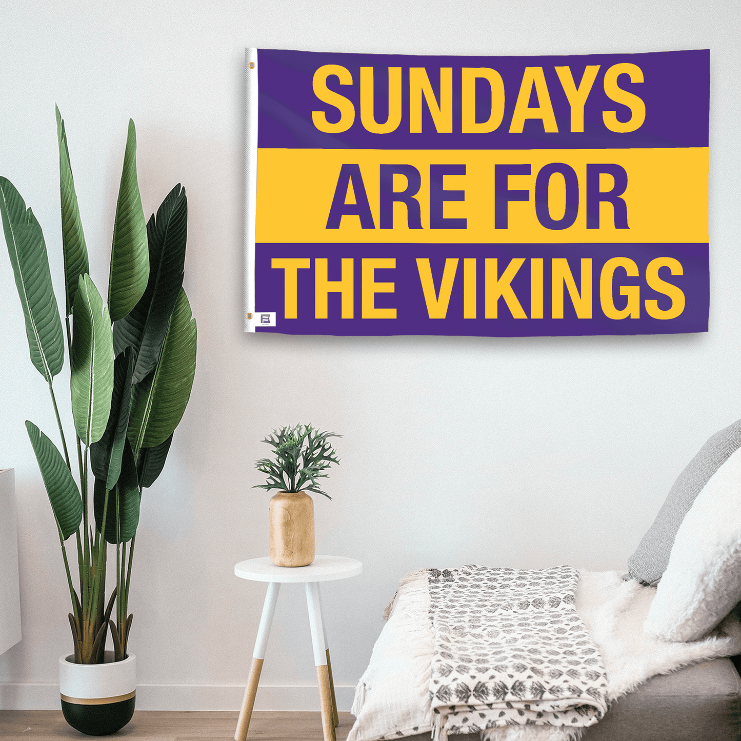 Sundays Are for the Vikings Flag