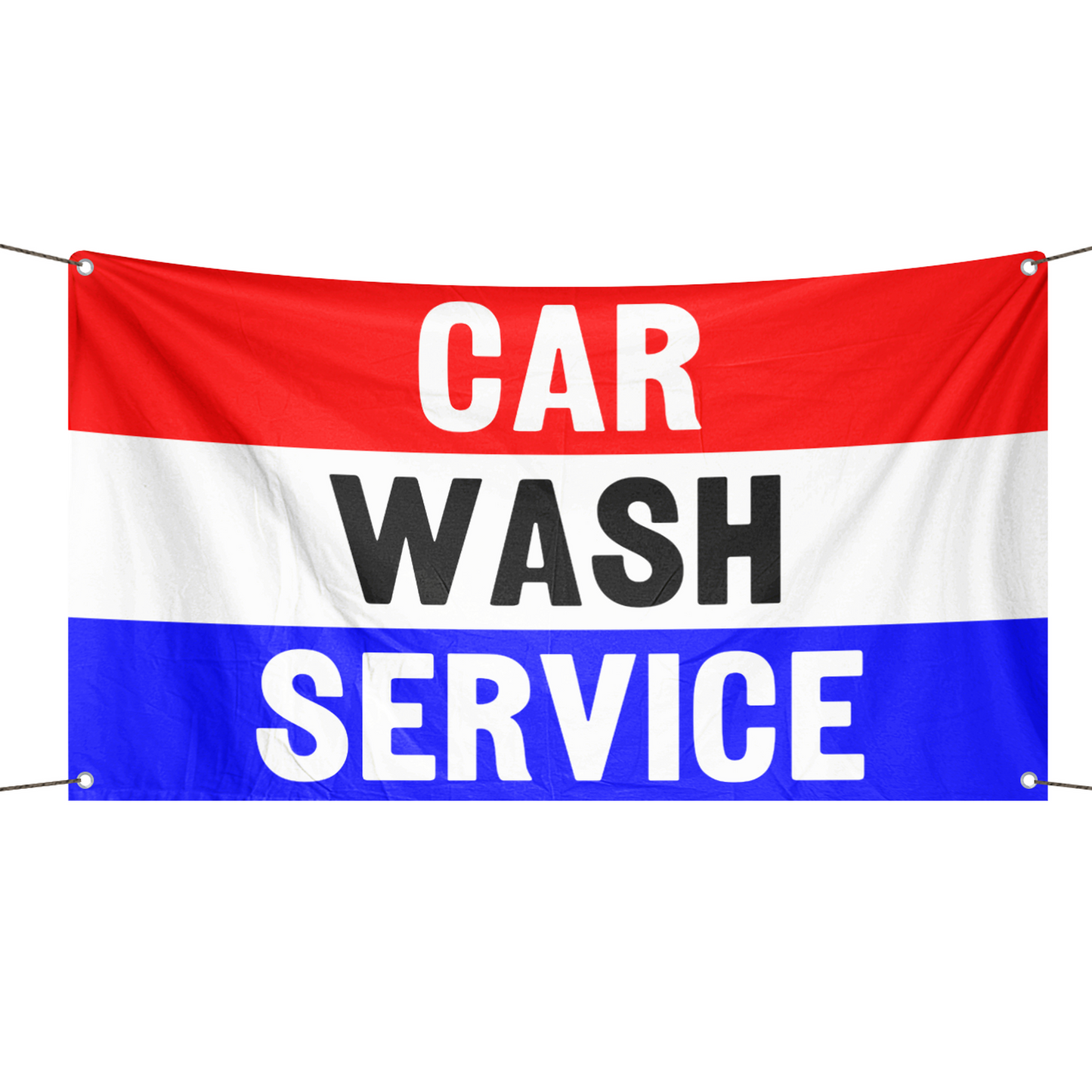 Car Wash Service Business Flag