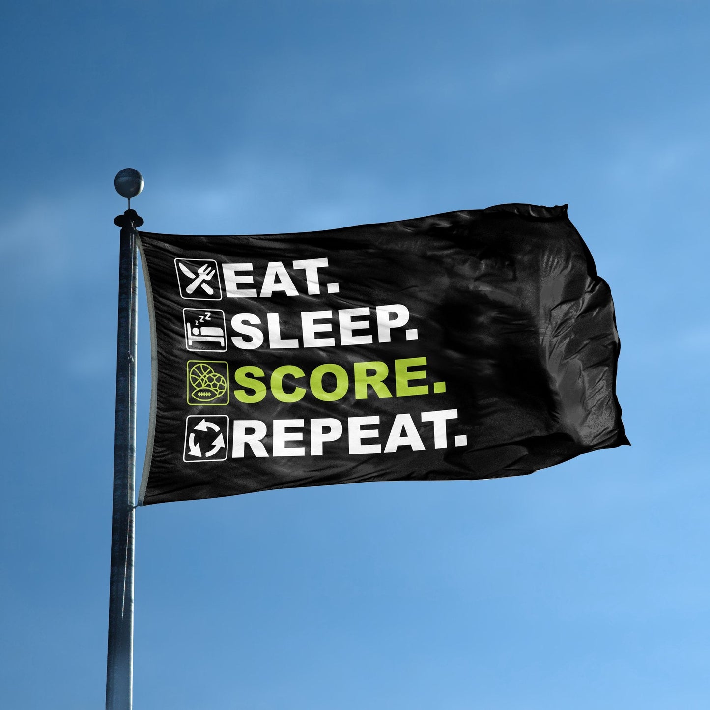 Eat Sleep Score Repeat Flag