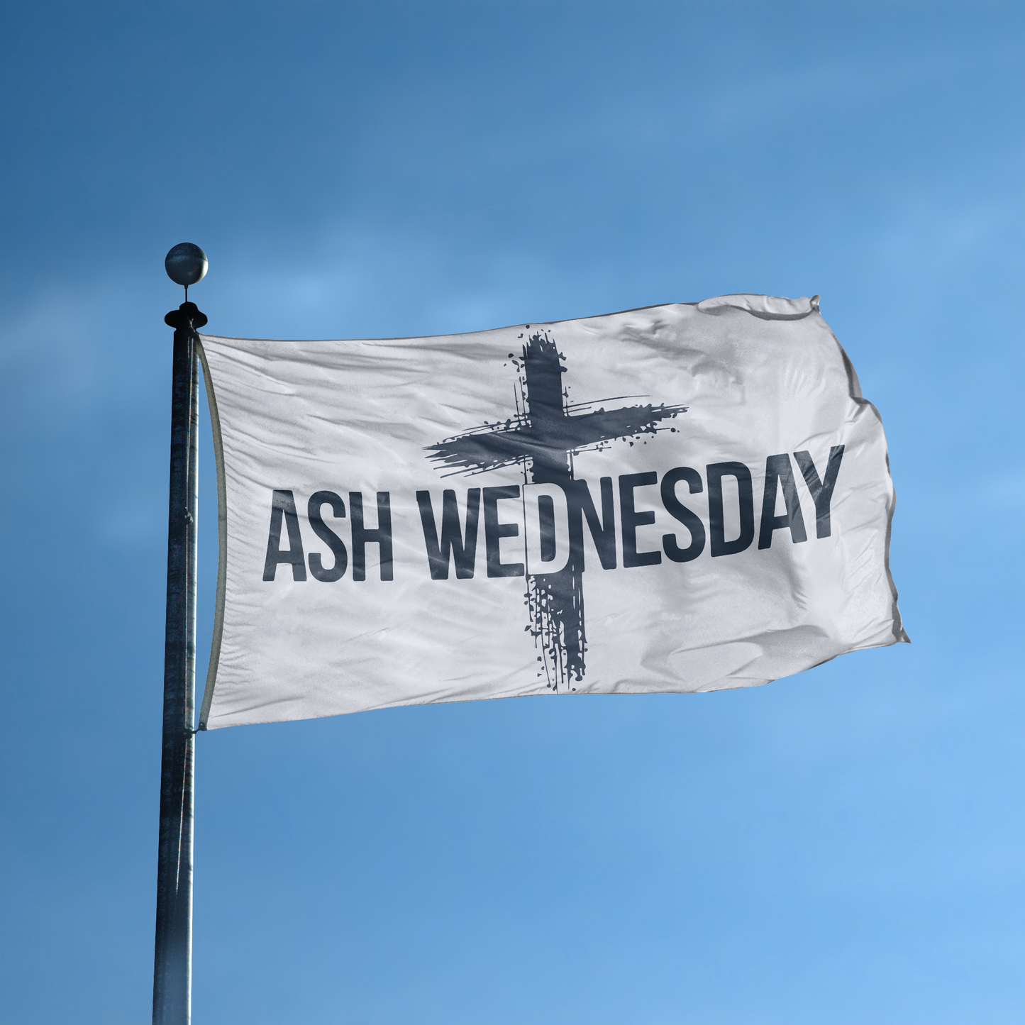Ash Wednesday Flag