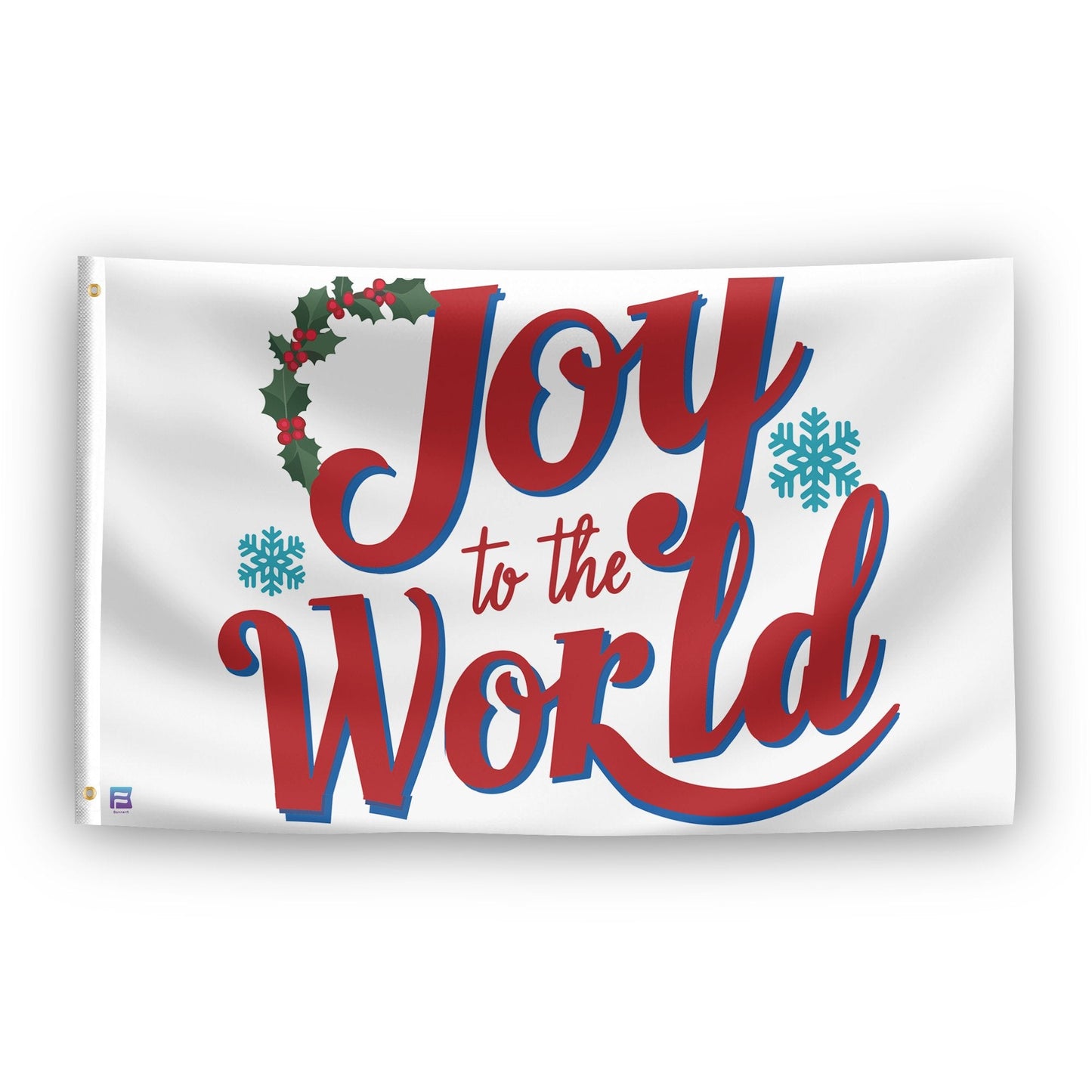 Joy To The World Christmas Flag