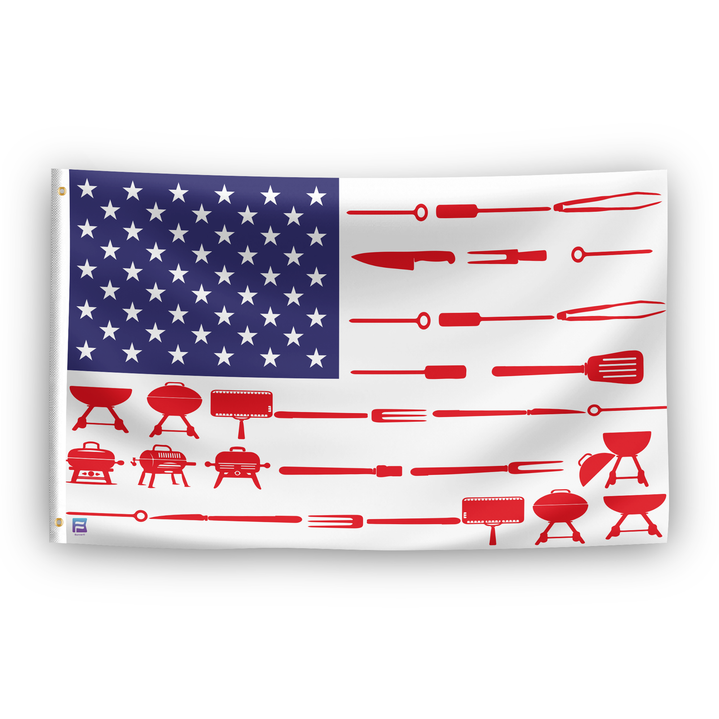 BBQ Stripes American Flag
