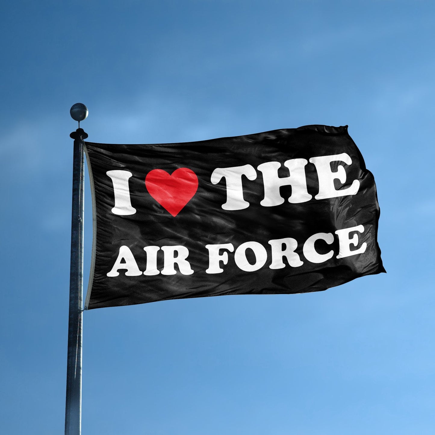 I Love The Air Force Flag