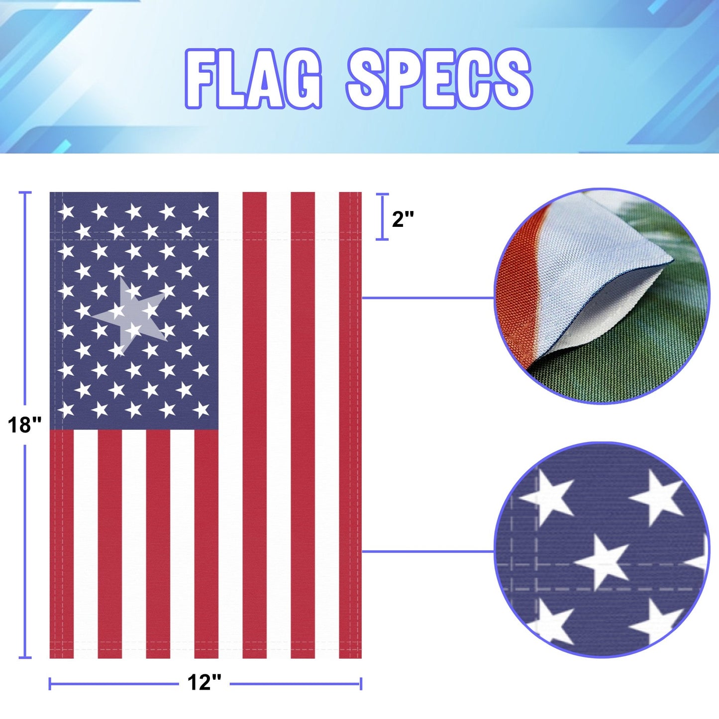 Liberian American Garden Flag