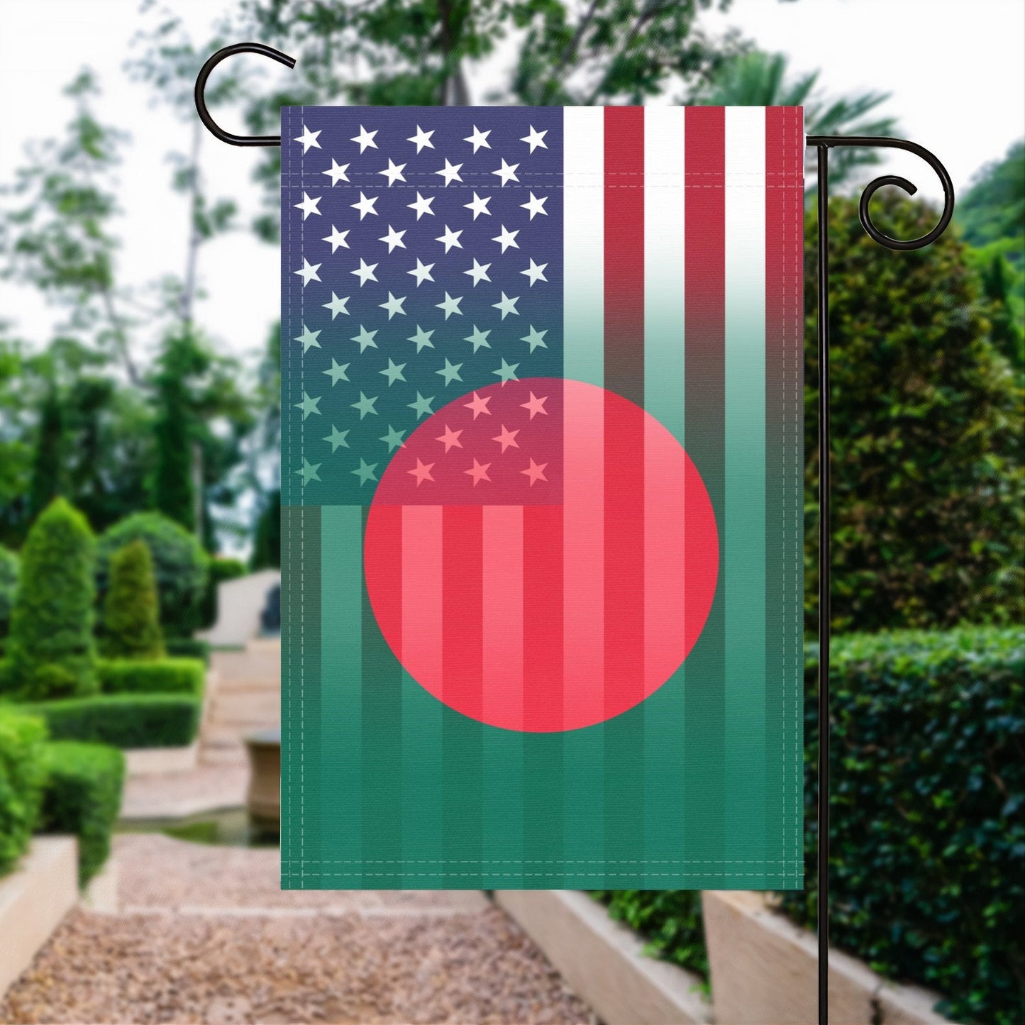 Bengali American Garden Flag