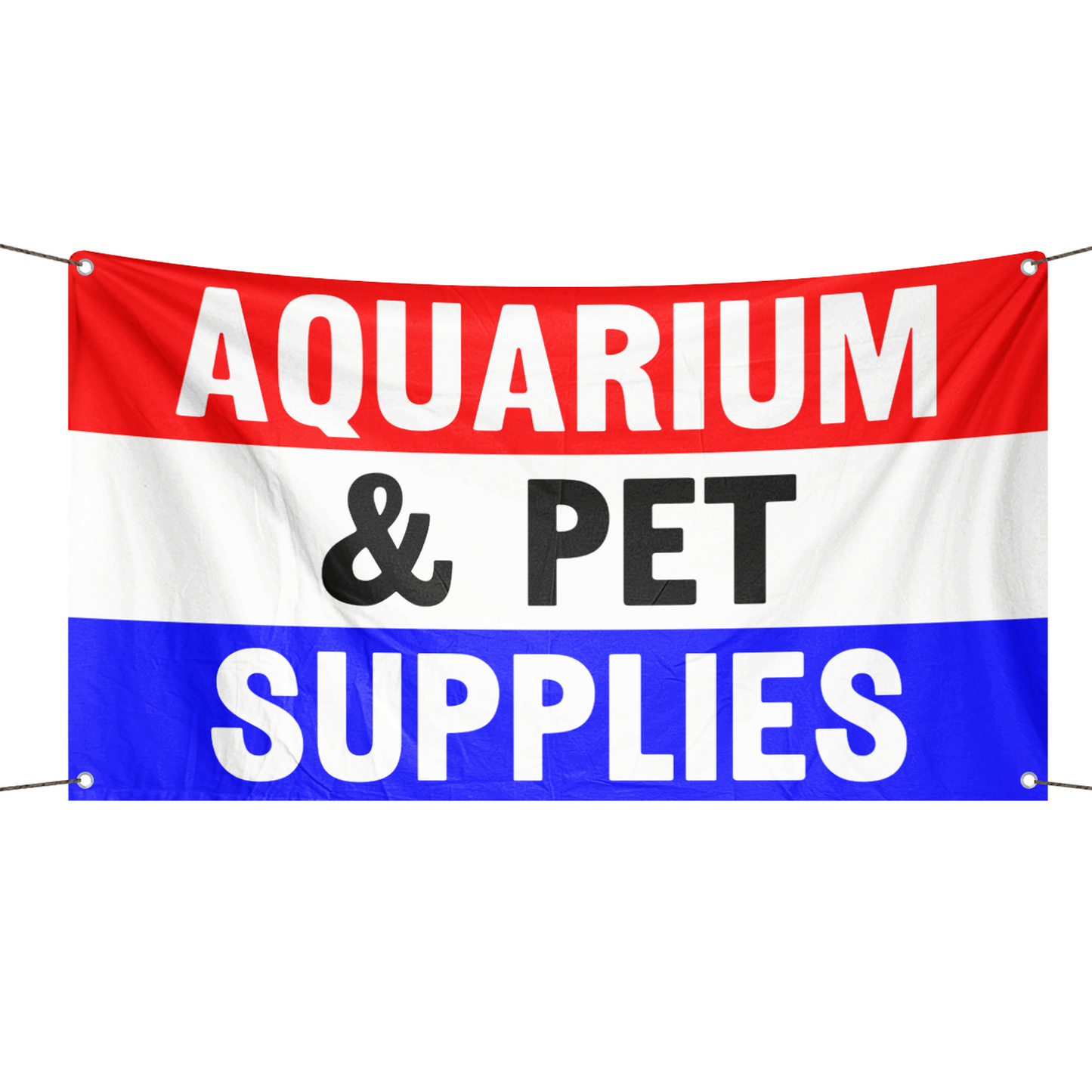 Aquarium And Pet Supplies Business Flag