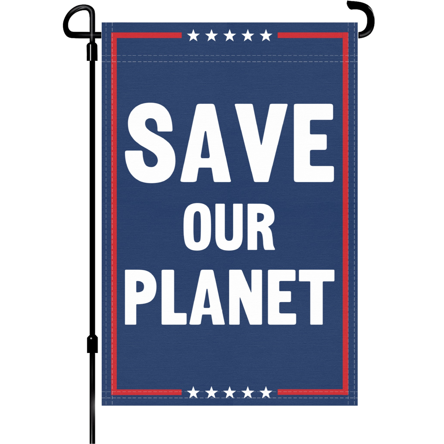 Save Our Planet Garden Flag