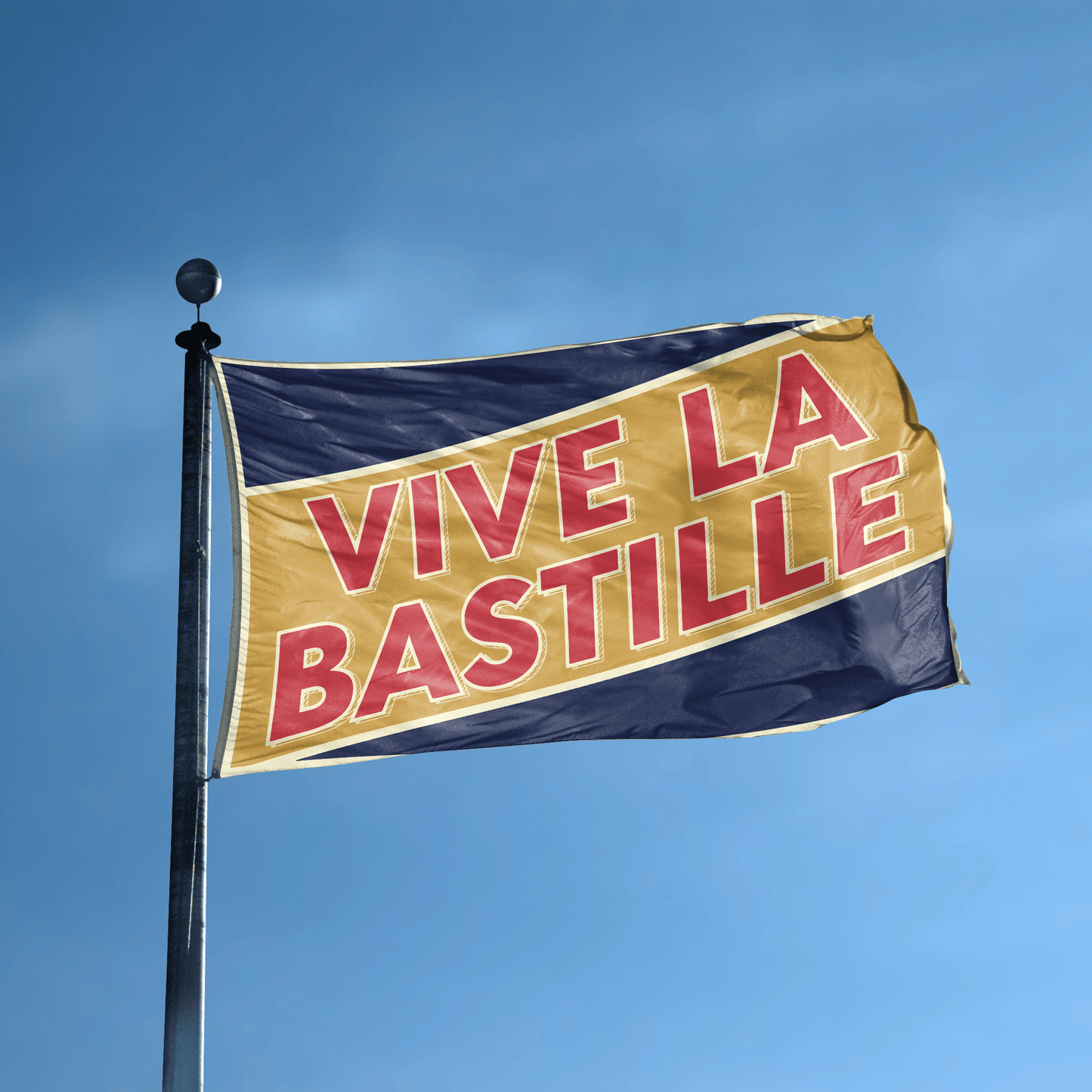 Vive La Bastille Holiday Flag