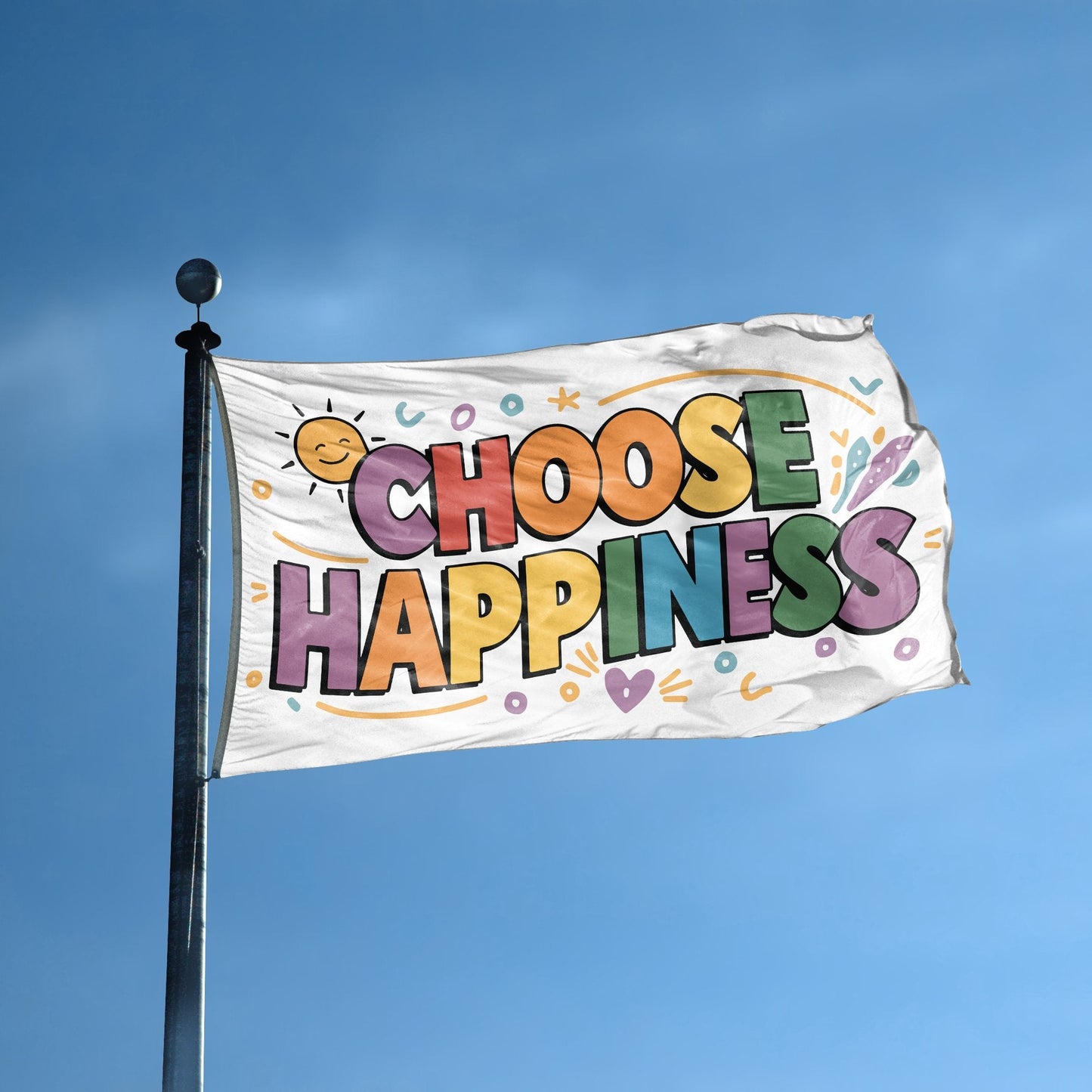 Choose Happiness Flag