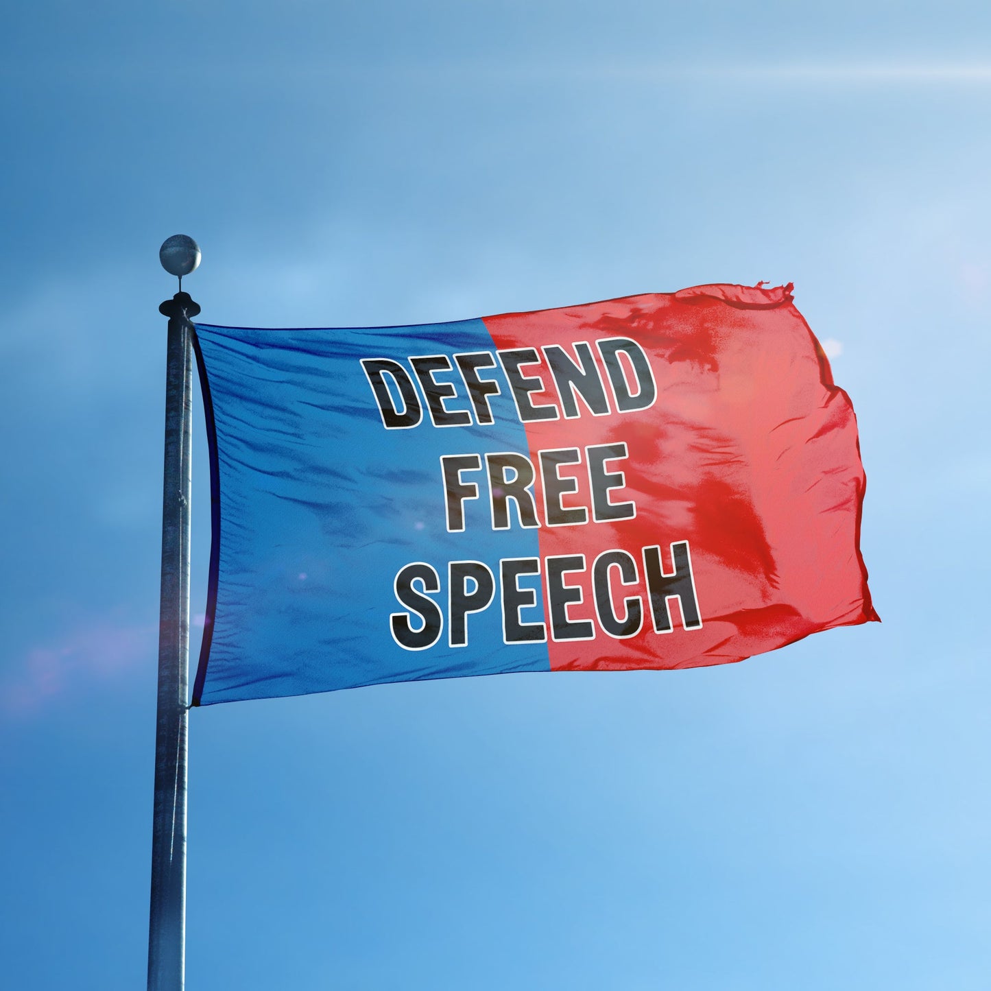 Defend Free Speech Flag