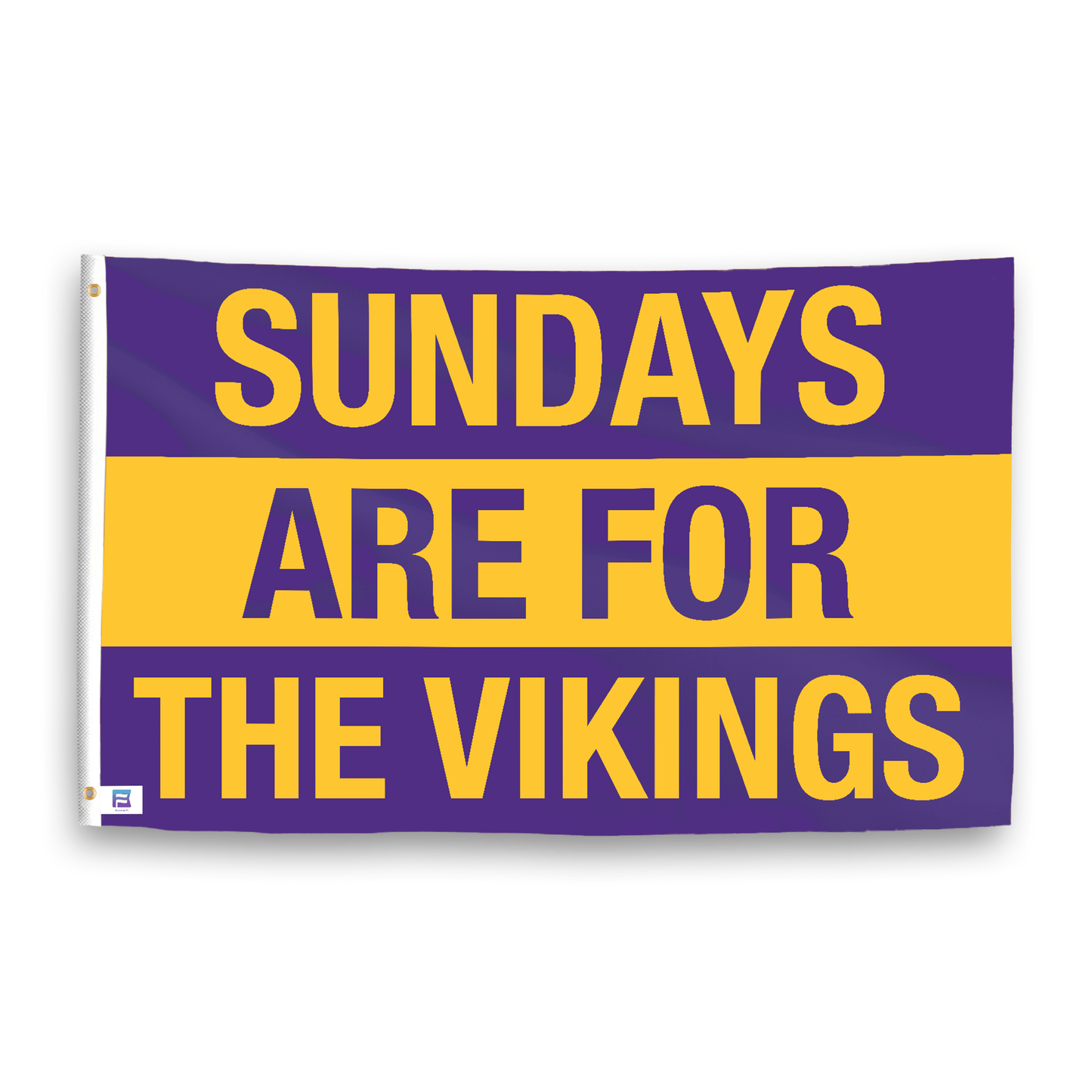 Sundays Are for the Vikings Flag