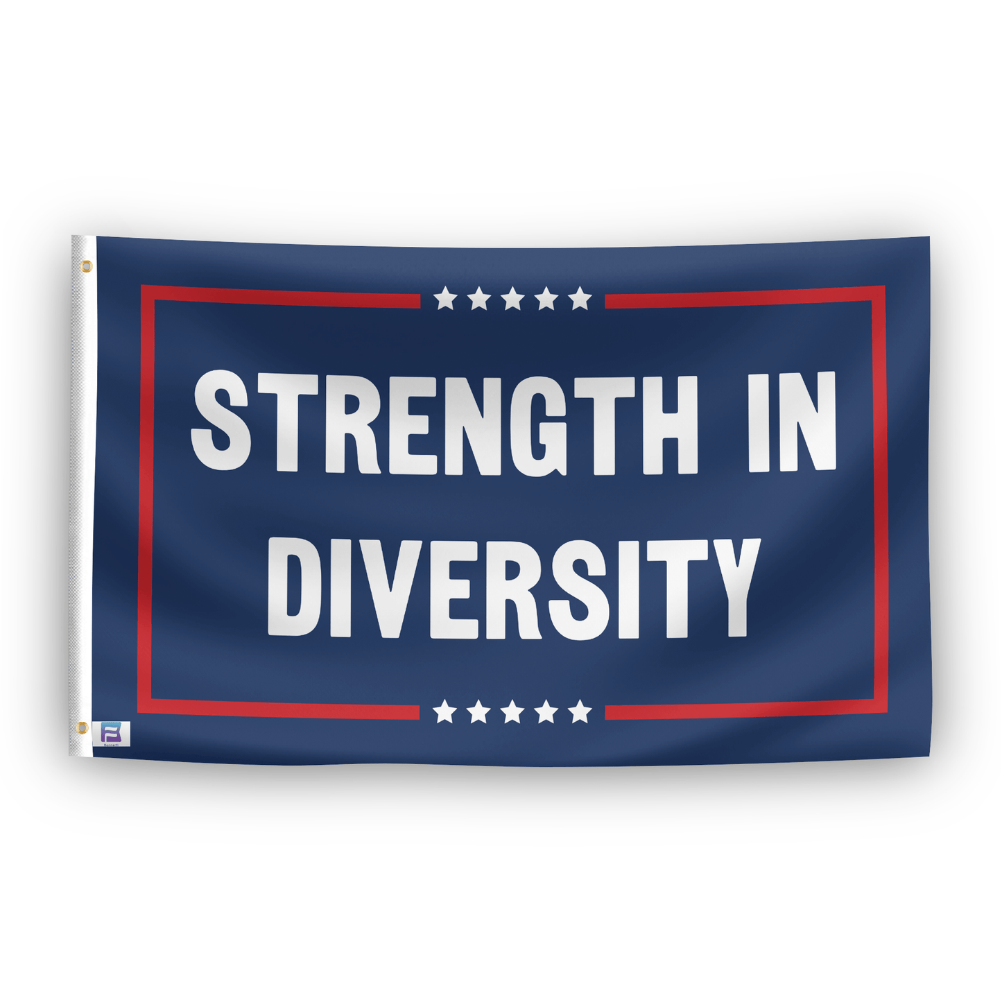 Strength In Diversity Political Flag