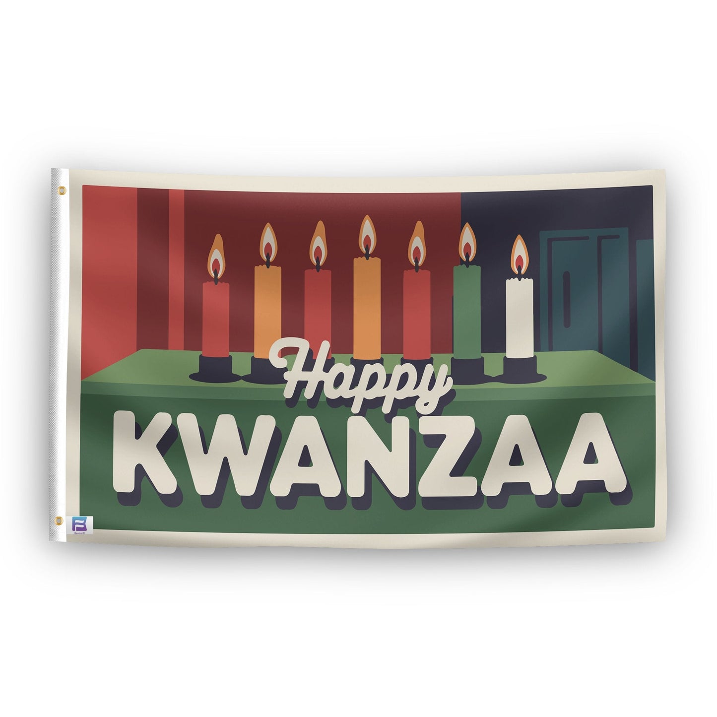 Happy Kwanzaa Flag
