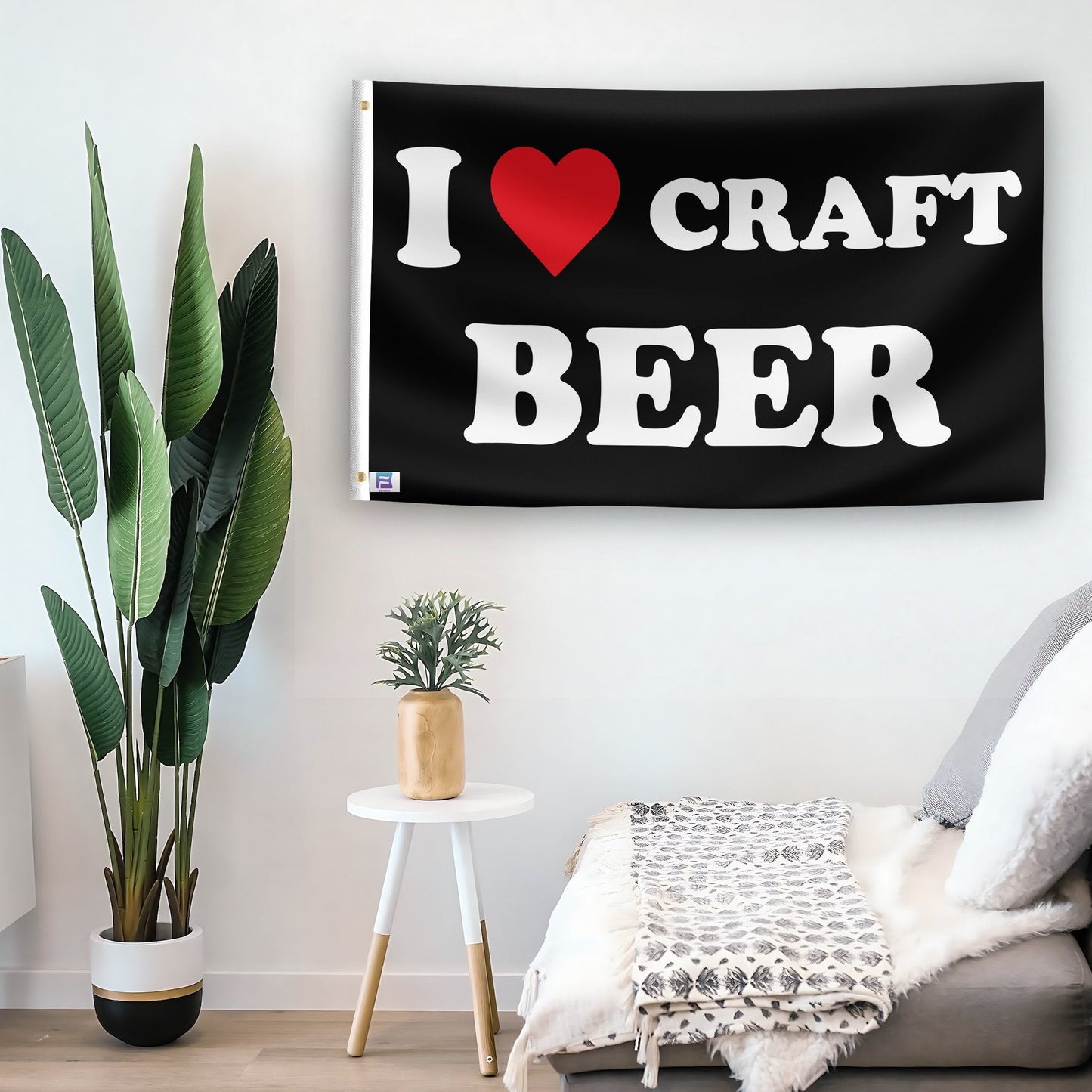 I Love Craft Beer Flag