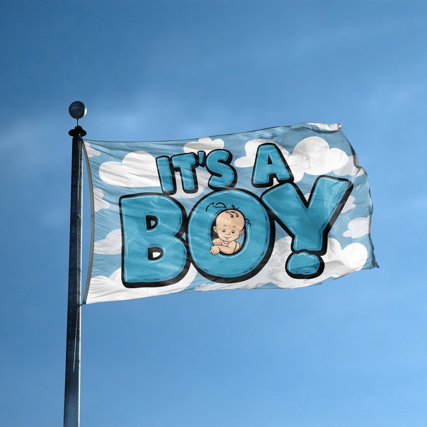 It's A Boy Flag