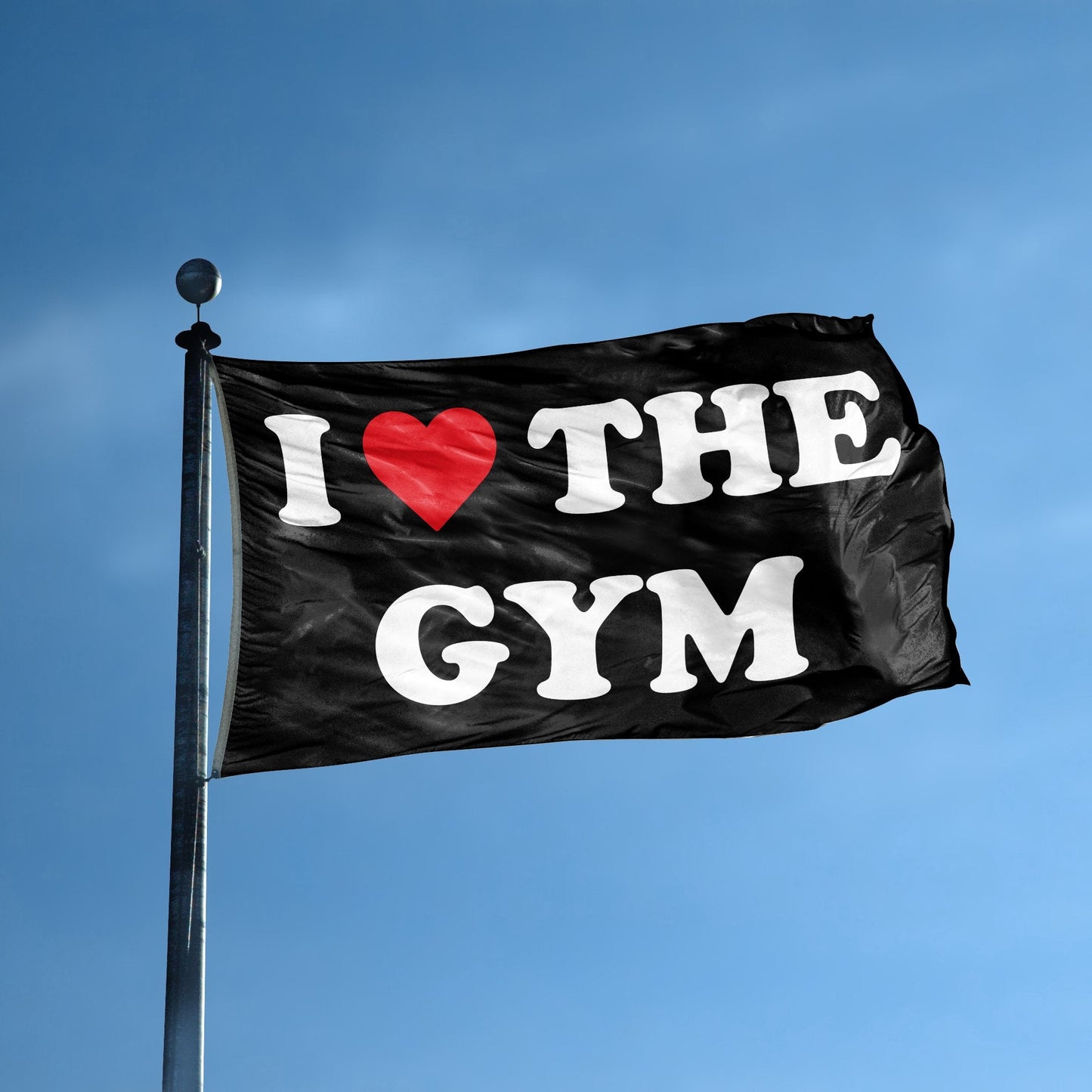 I Love The Gym Flag