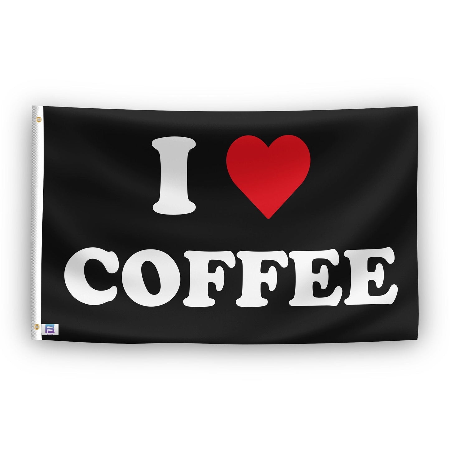 I Love Coffee Flag