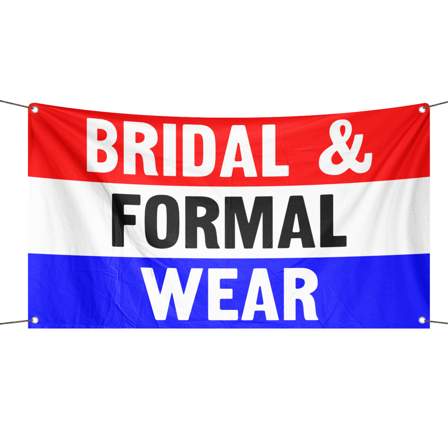 Bridal And Formal Wear Business Flag