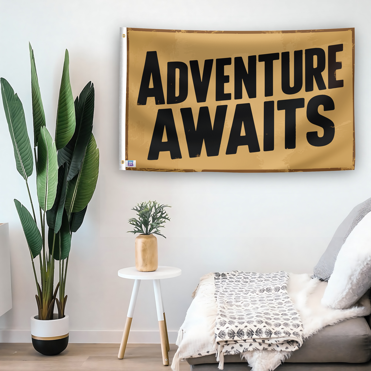 Adventure Awaits Flag