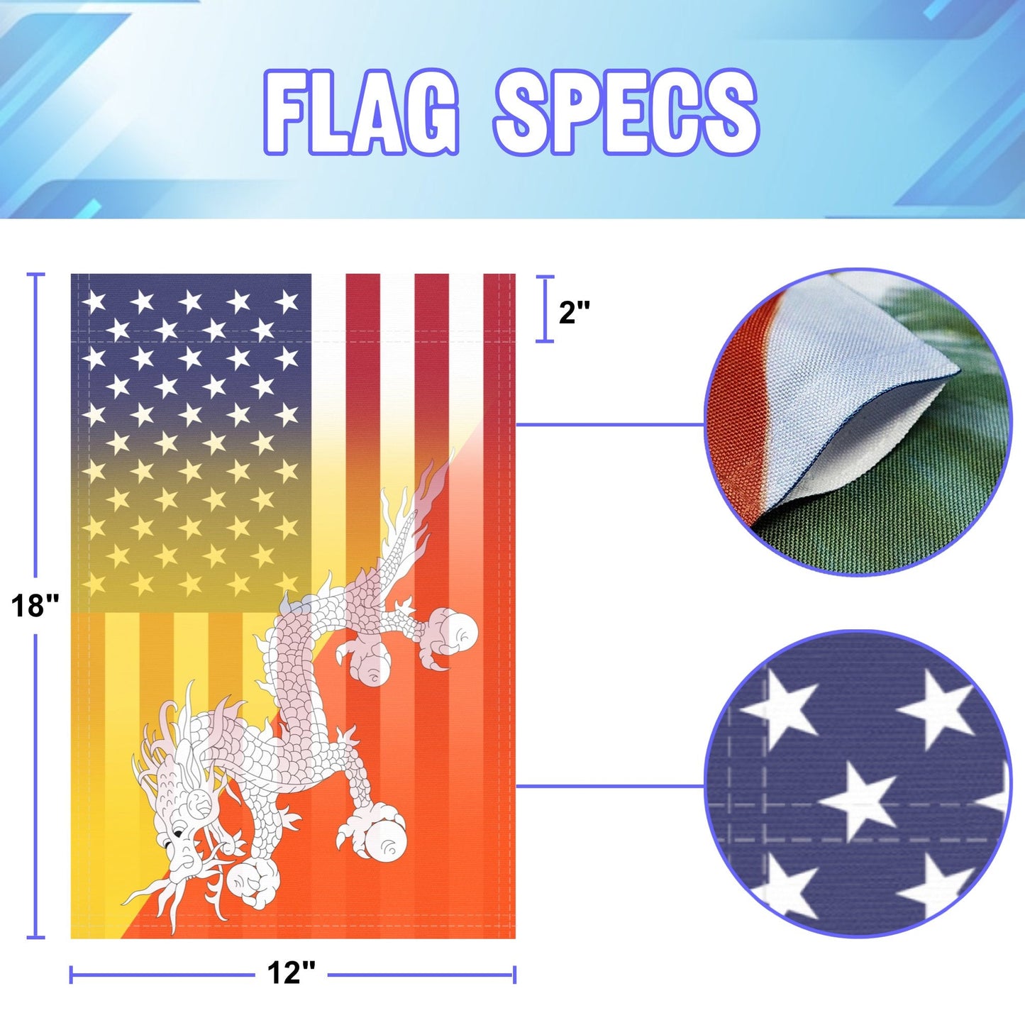 Bhutia American Garden Flag