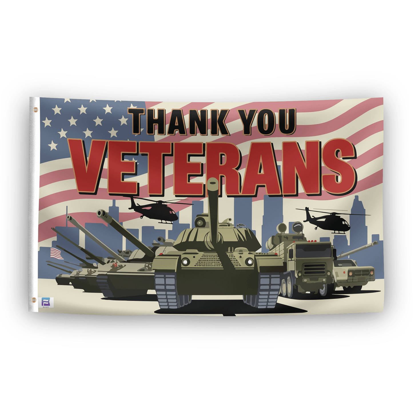Thank You Veterans Flag