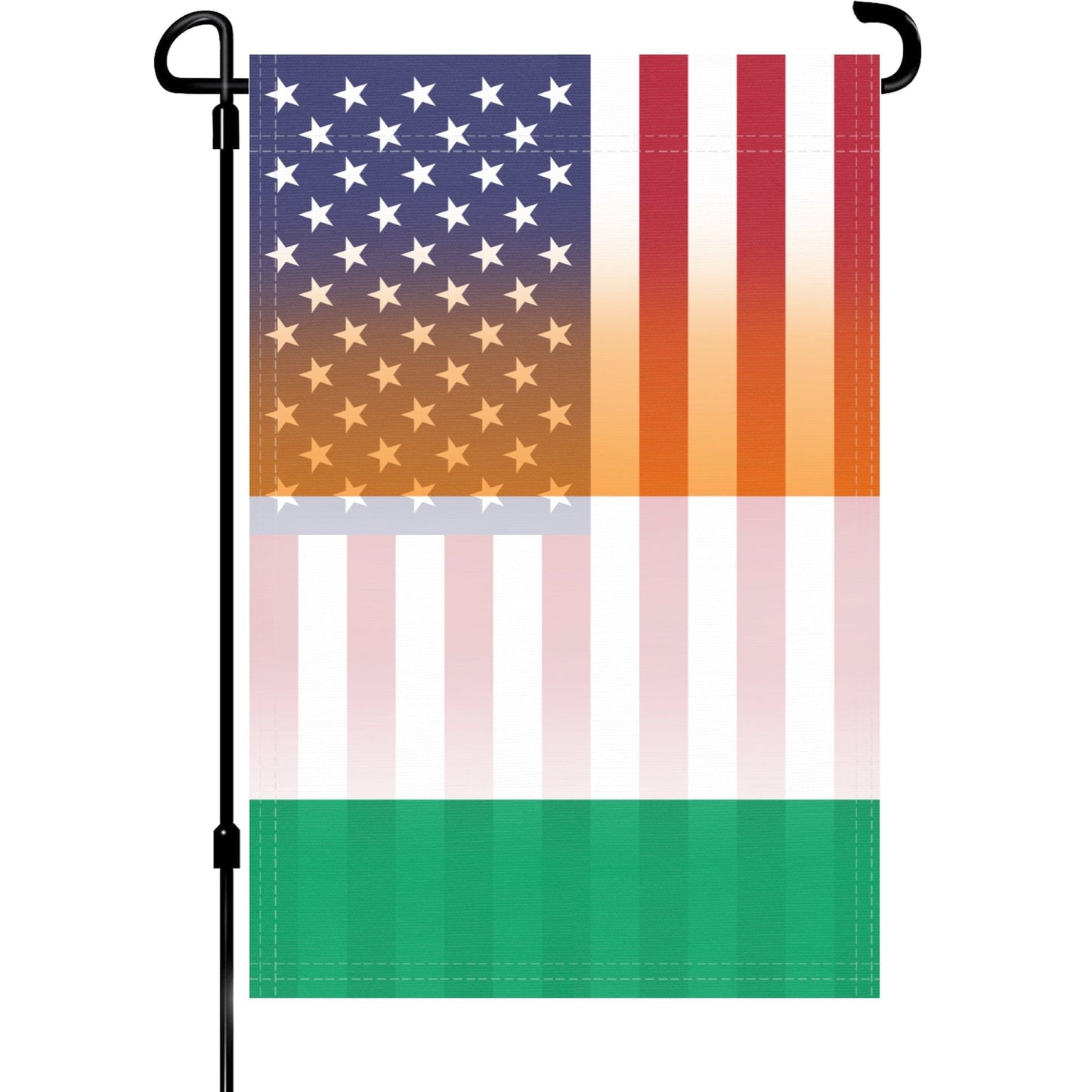Ivorian American Garden Flag
