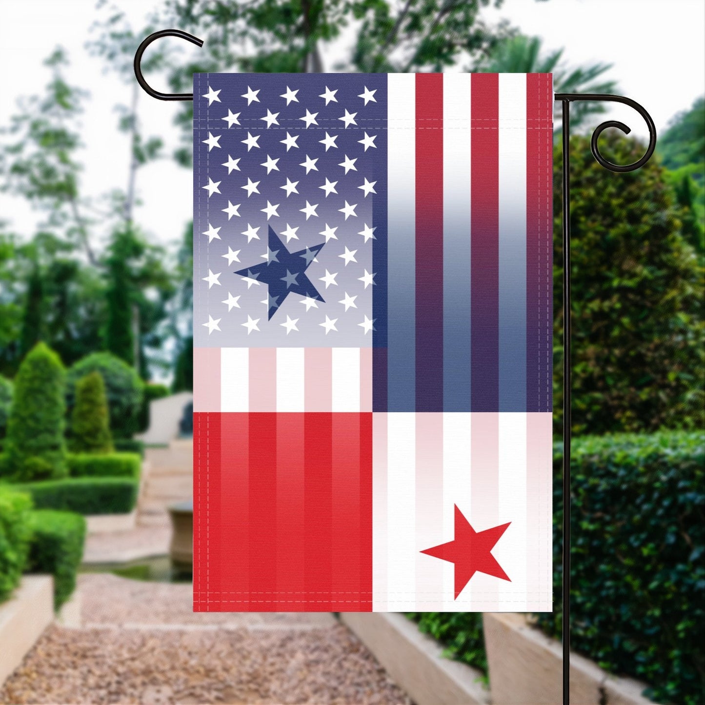Panamanian American Garden Flag