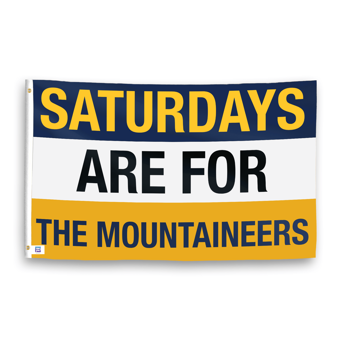 Saturdays Are for the Mountaineers Flag