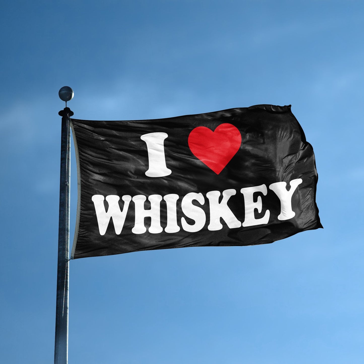 I Love Whiskey Flag