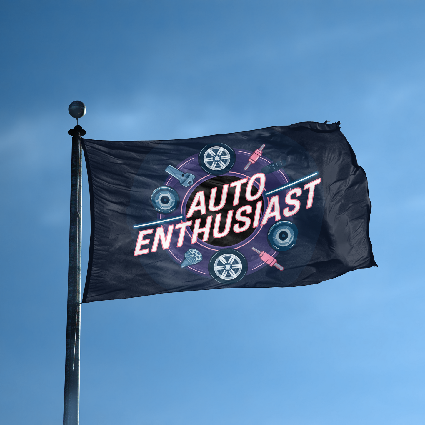 Auto Enthusiast Flag