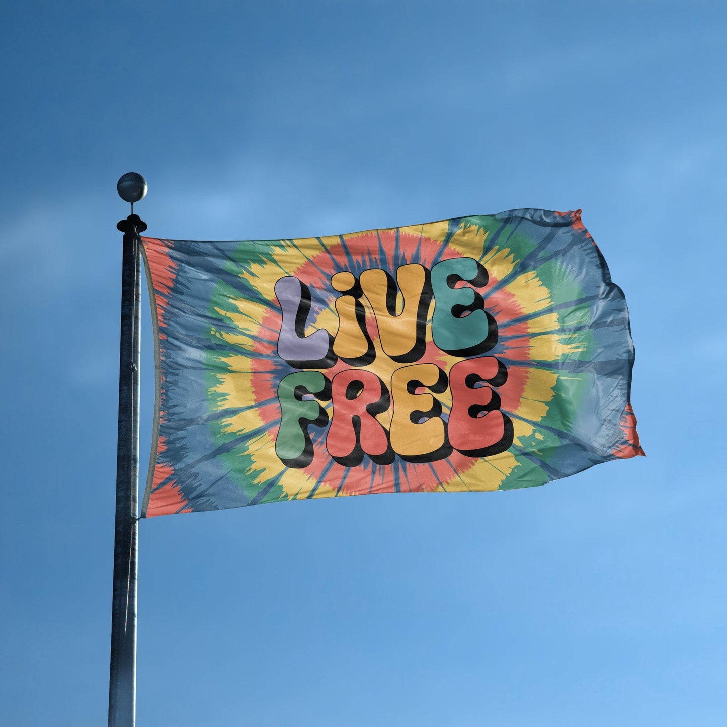 Live Free Flag