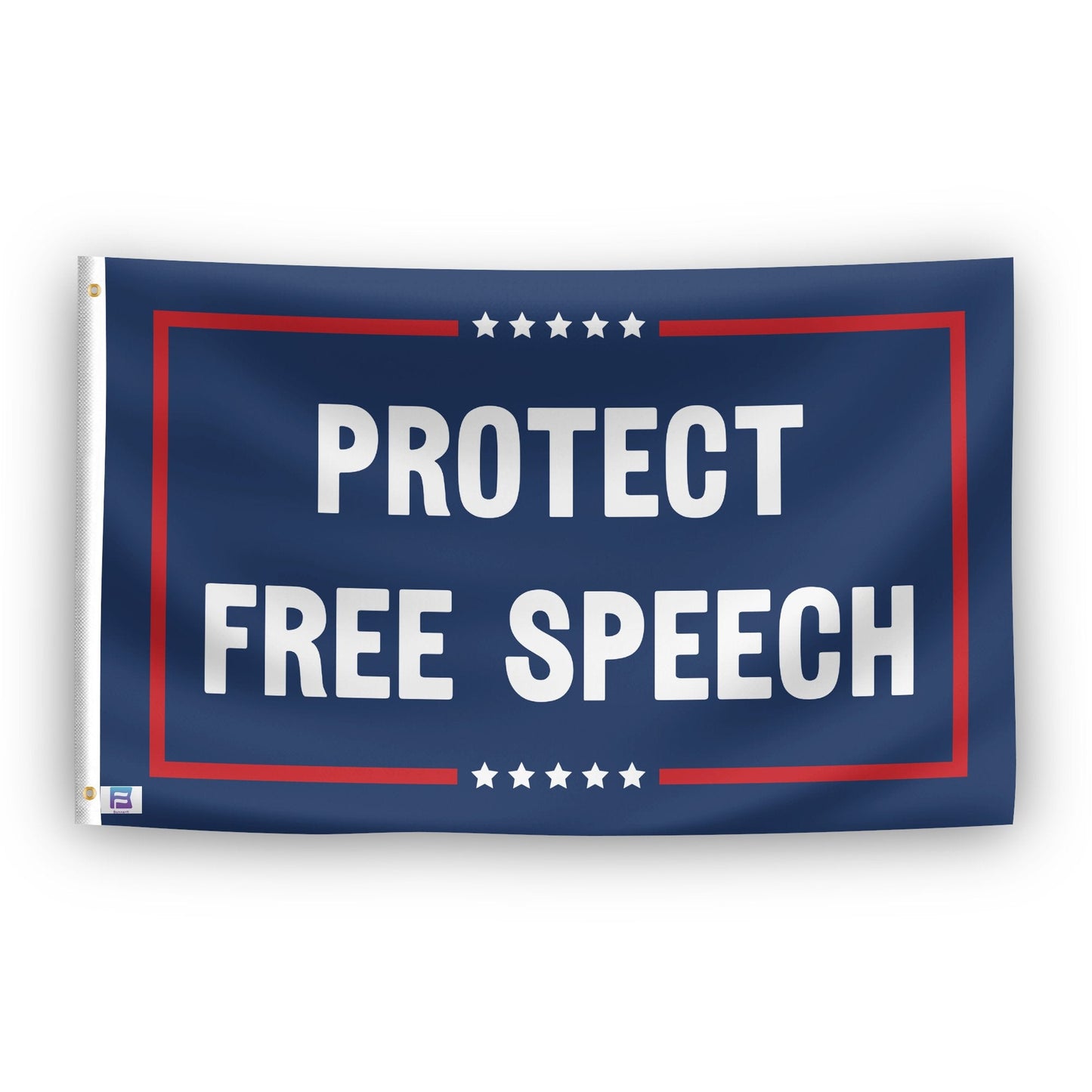 Protect Free Speech Political Flag