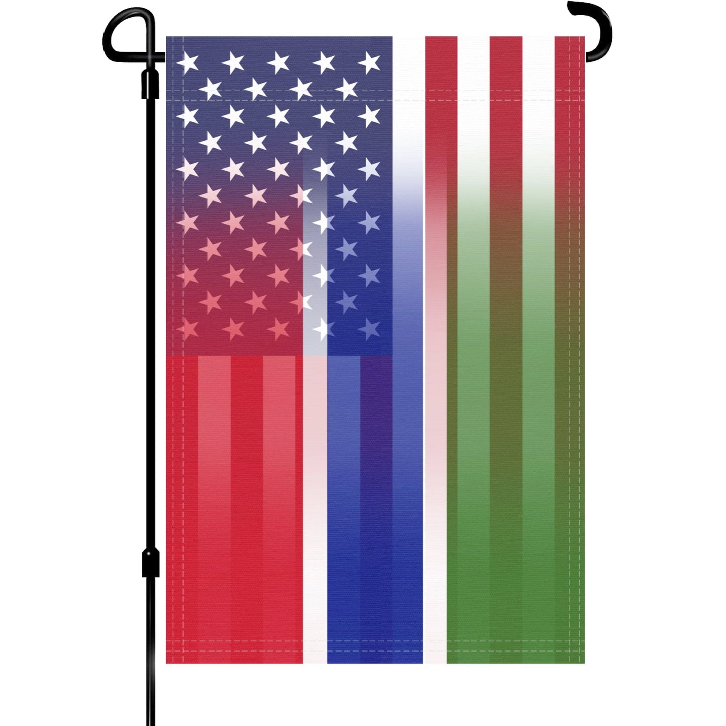 Gambian American Garden Flag
