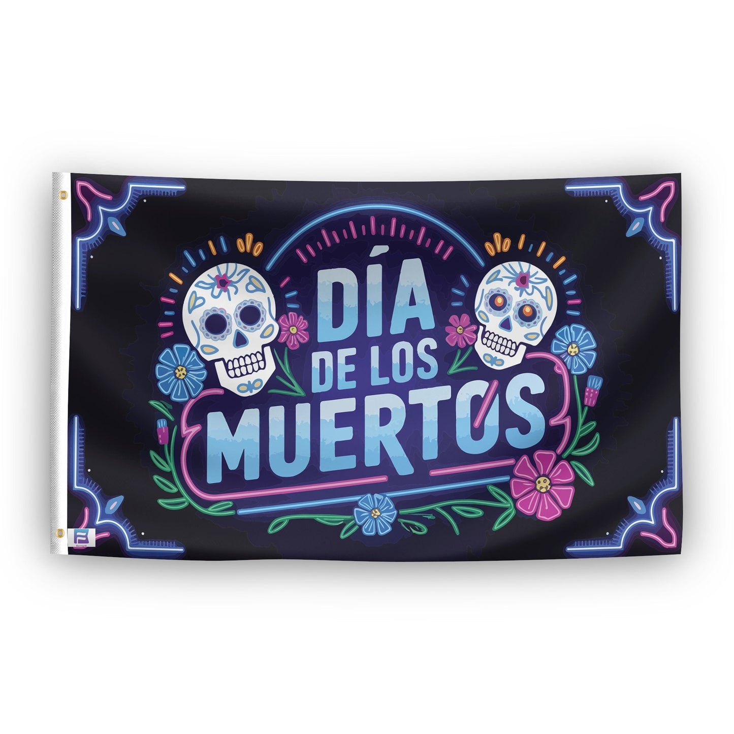 Día De Los Muertos Flag