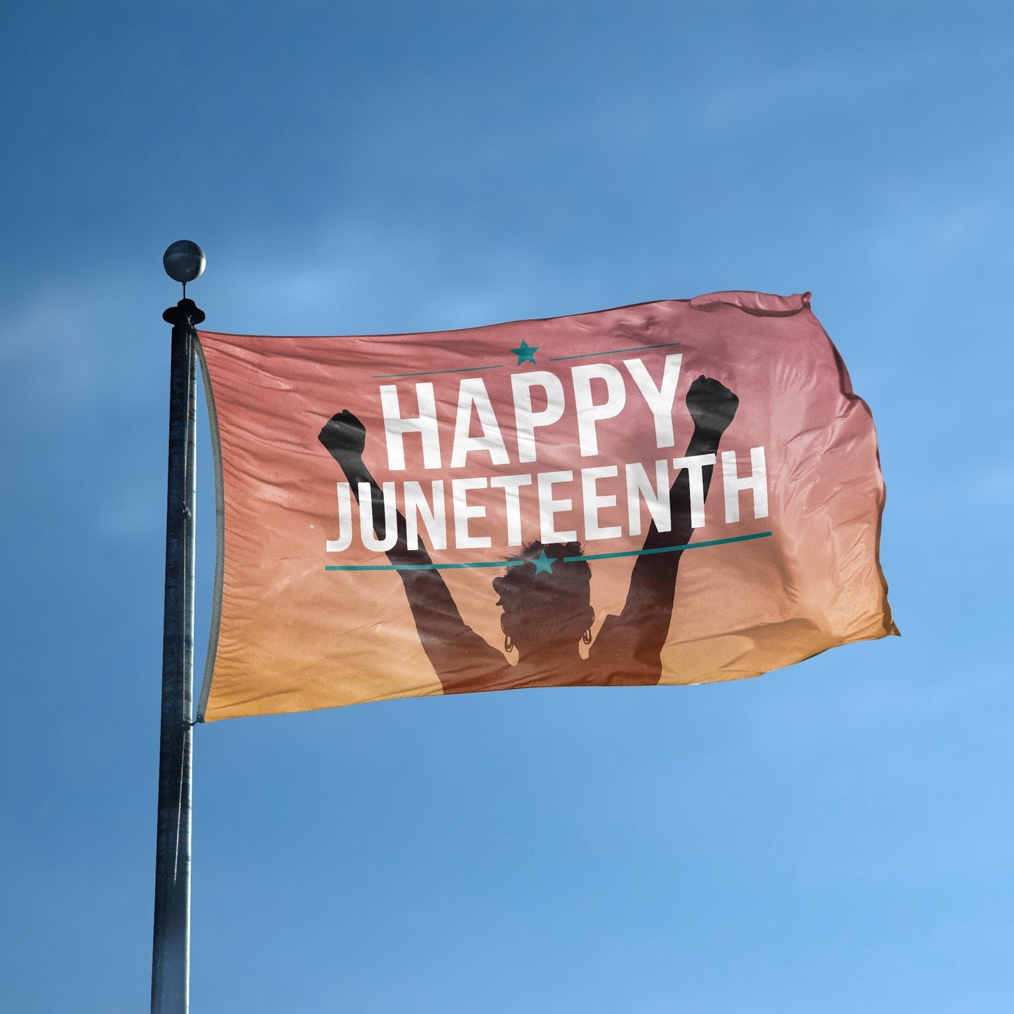 Happy Juneteenth Flag