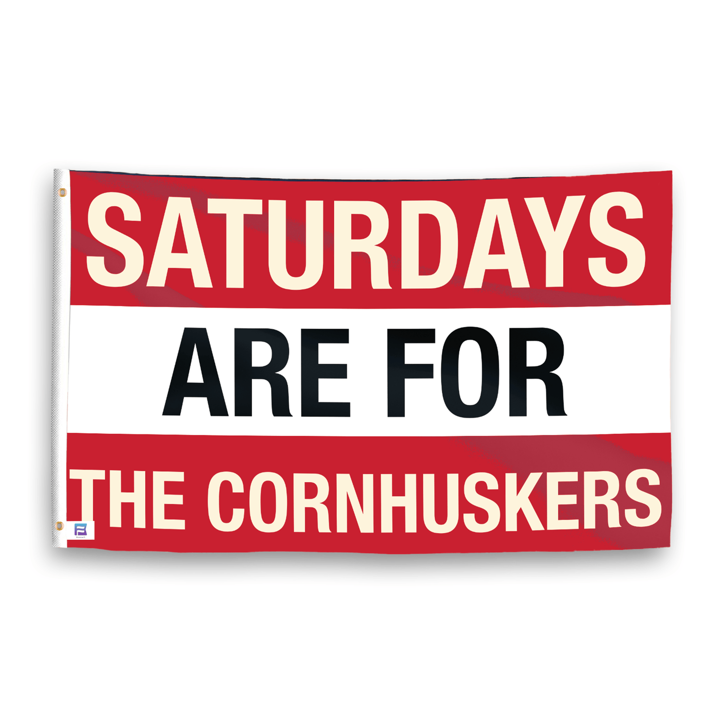 Saturdays Are for the Cornhuskers Flag