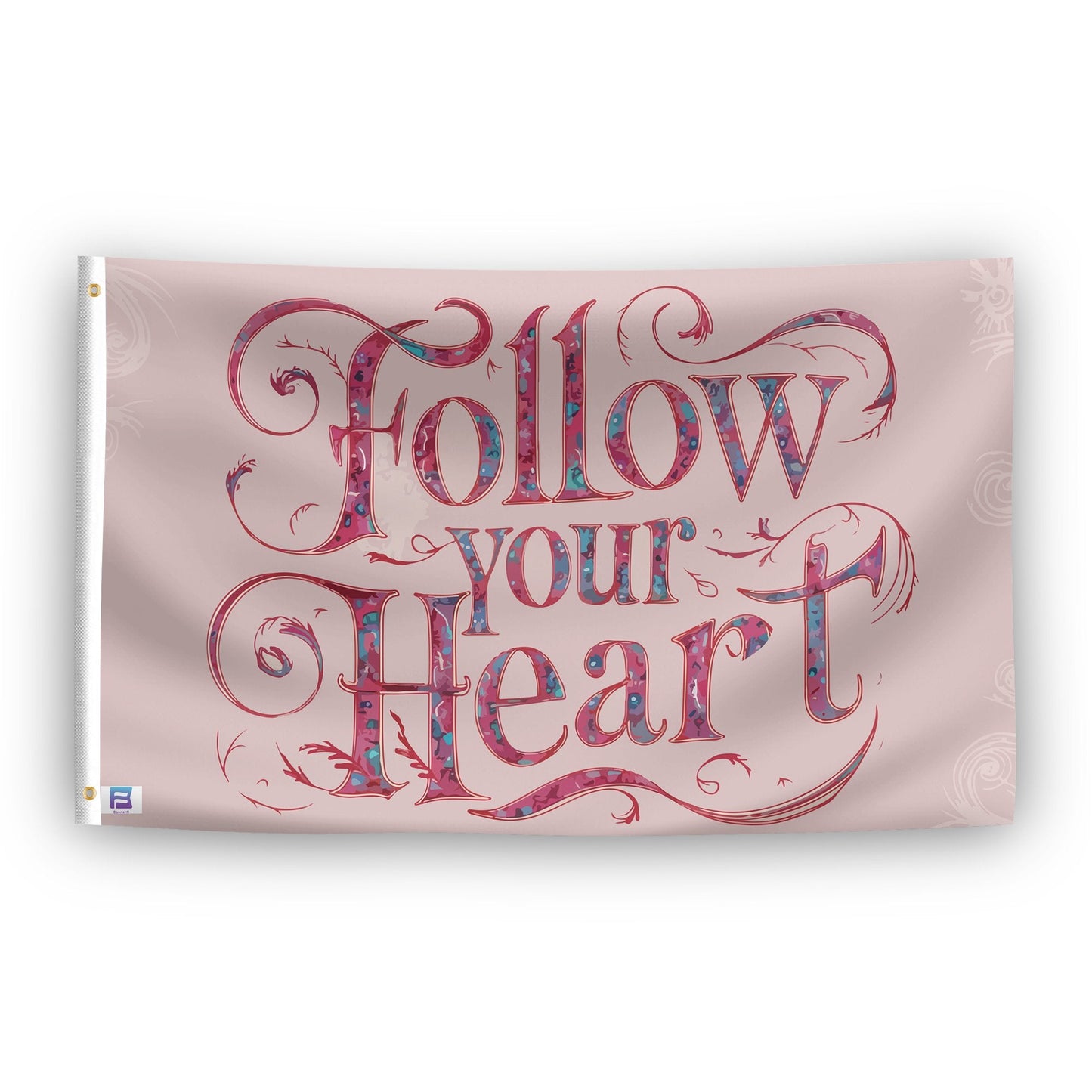 Follow Your Heart Flag
