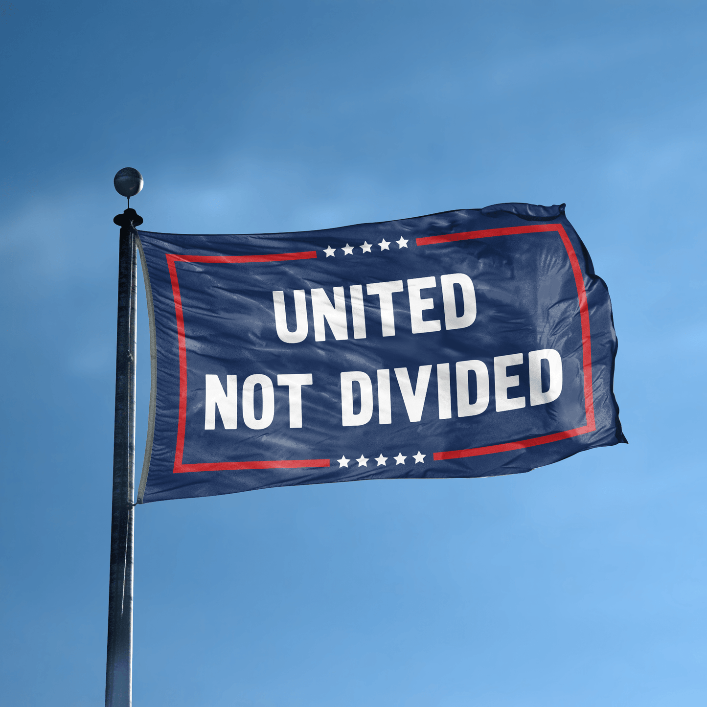 United Not Divided Political Flag
