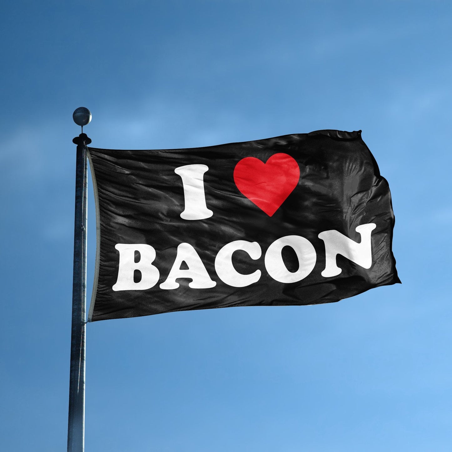 I Love Bacon Flag